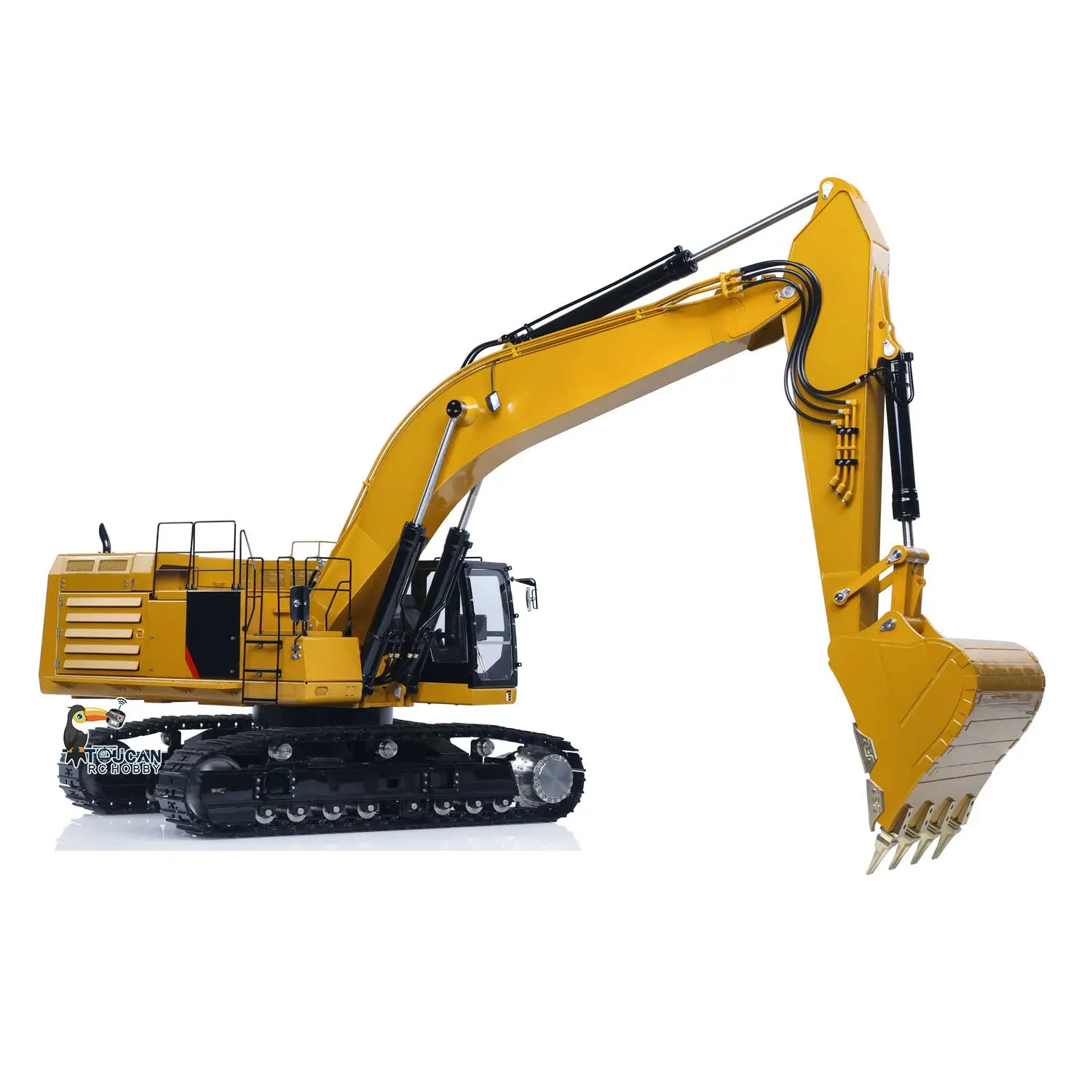 LESU C374F 1/14 Hydraulic RC Heavy Excavator Metal Radio Controlled Digger Paladin PL18EV LITE 6CH Valve Brushless Motor Pump