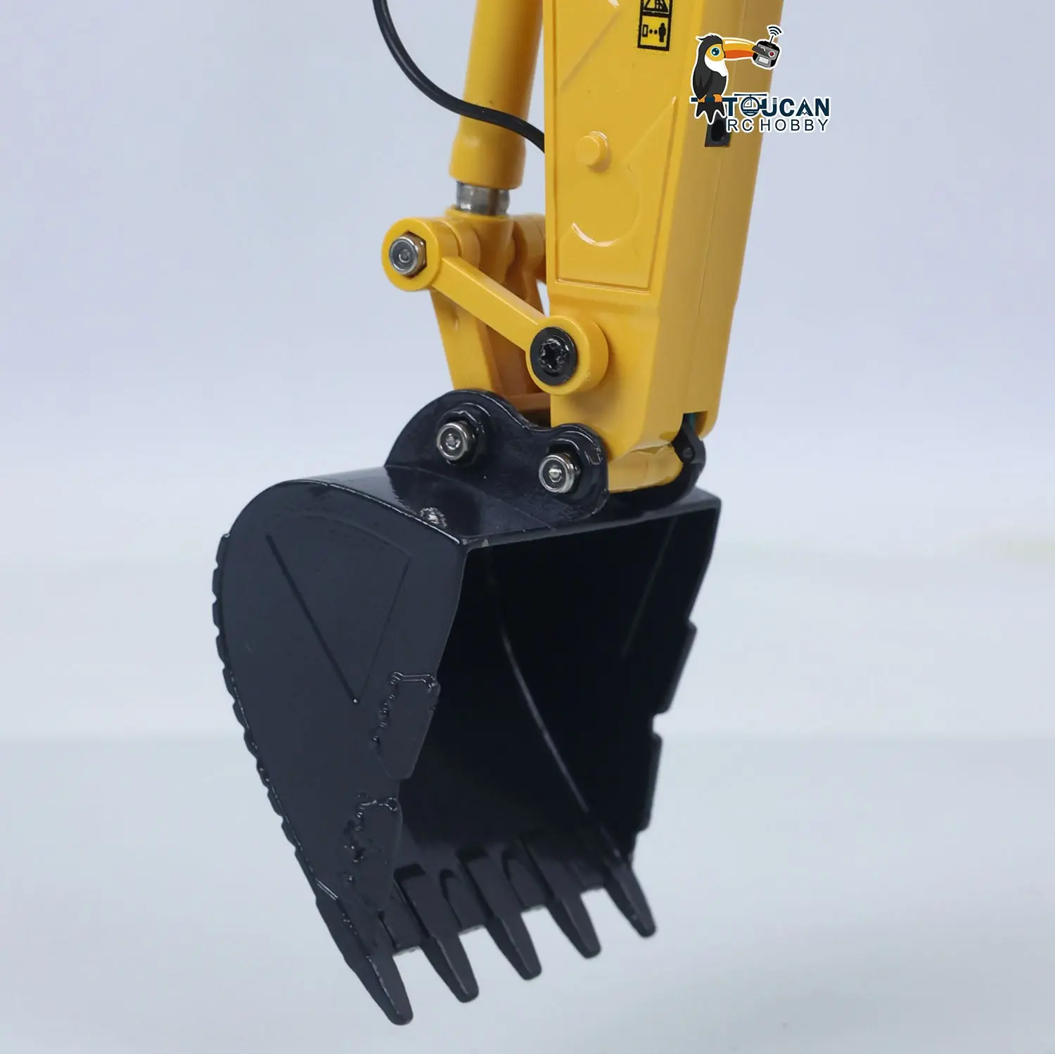 1/50 Mini Plastic RC Excavator Toy PC520 RTR Electric Lifting Wheel Digger N20S Motor Metal Track Bucket Lights Sound Radio Control Battery