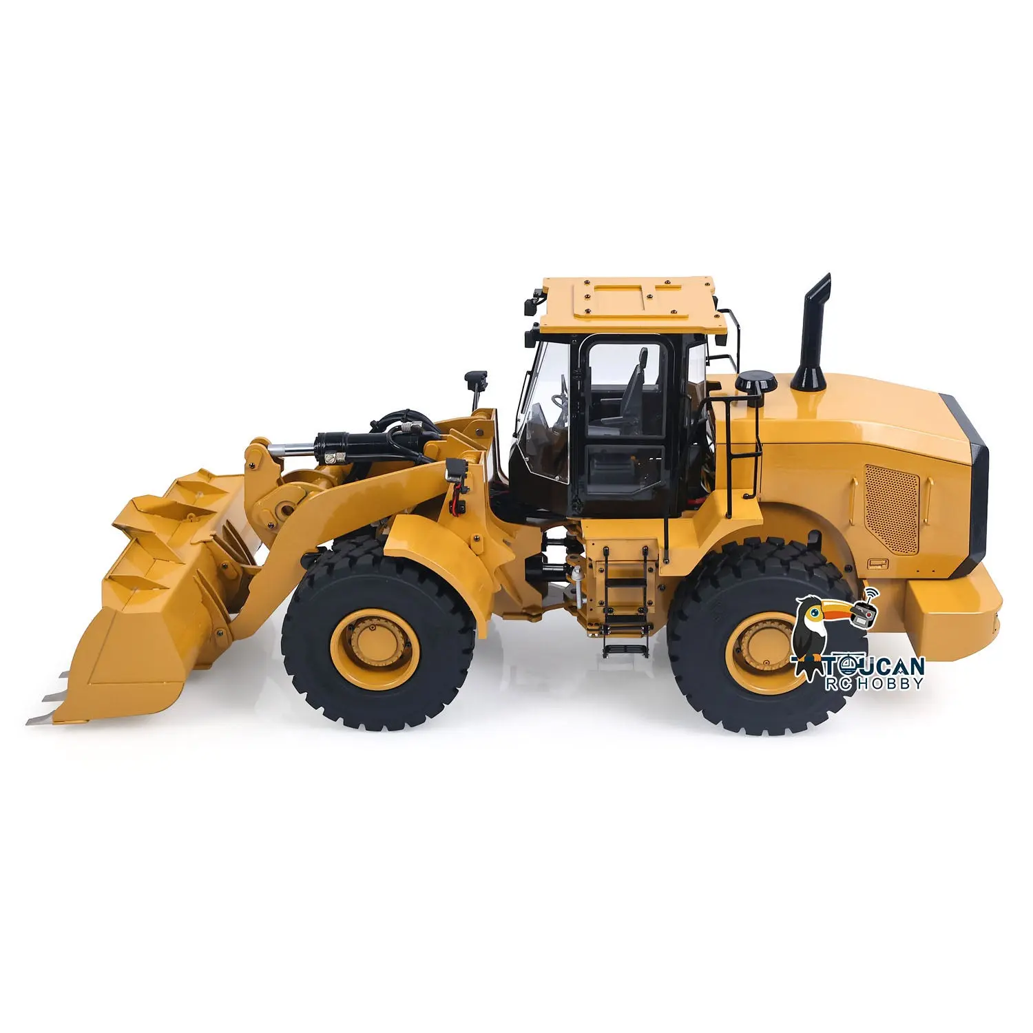1/12 Metal Remote Control Hydraulic Loader DIM C950 2Speed Gearbox 5CH Valve RC Heavy Machine Model Hobbywing Brushed ESC