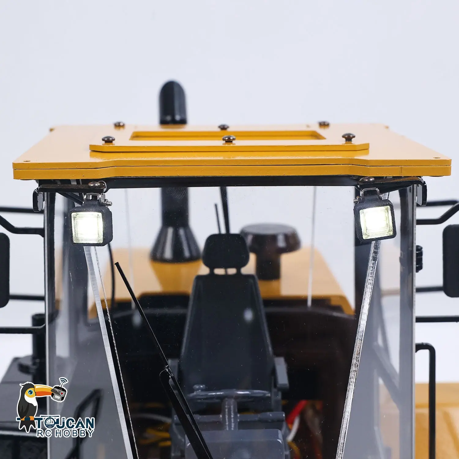 1/12 Metal Remote Control Hydraulic Loader DIM C950 2Speed Gearbox 5CH Valve RC Heavy Machine Model Hobbywing Brushed ESC