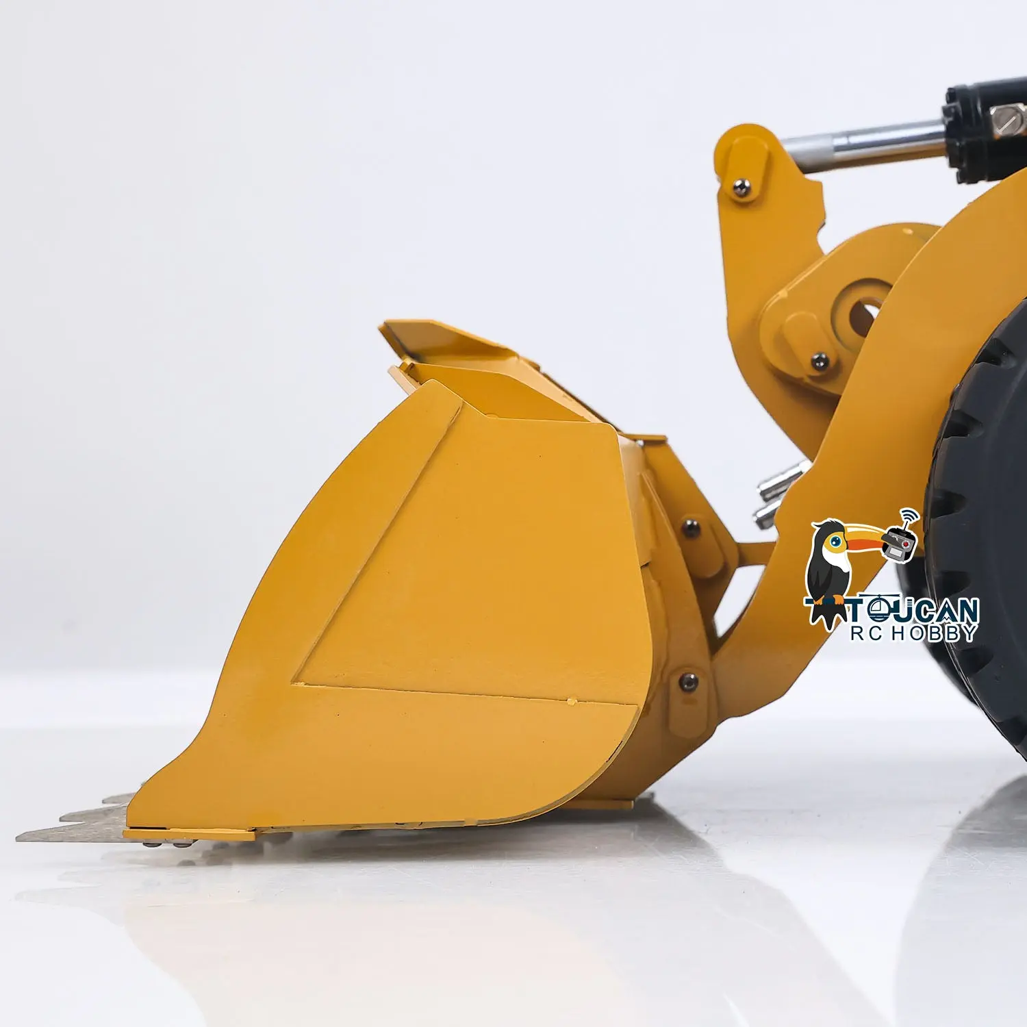 1/12 Metal Remote Control Hydraulic Loader DIM C950 2Speed Gearbox 5CH Valve RC Heavy Machine Model Hobbywing Brushed ESC