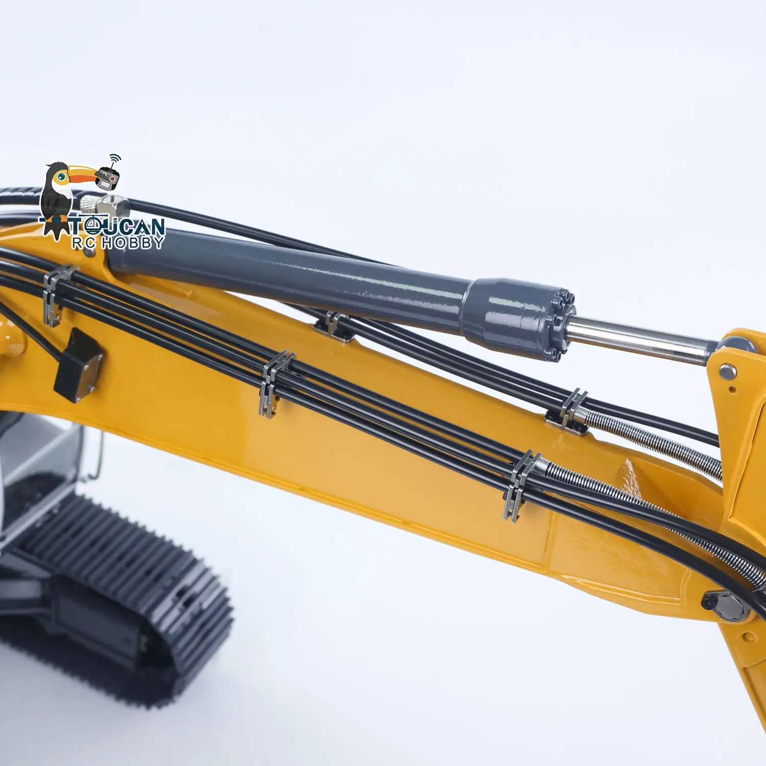 XDRC 1/14 Hydraulic RC Excavator 945 Painted Assembled Digger Upgraded 5CH Valve W/ PL18EV Radio Light Sound System