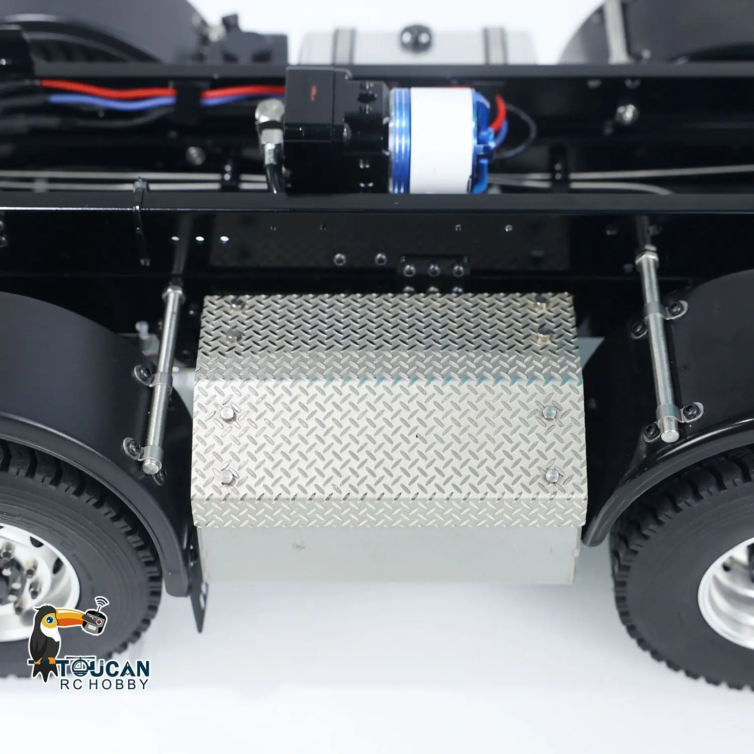 Metal 1/14 8x8 Hydraulic RC Dump Truck Remote Control Tipper Cars Assembled and Painted Snow Blade 2-speed Transmission