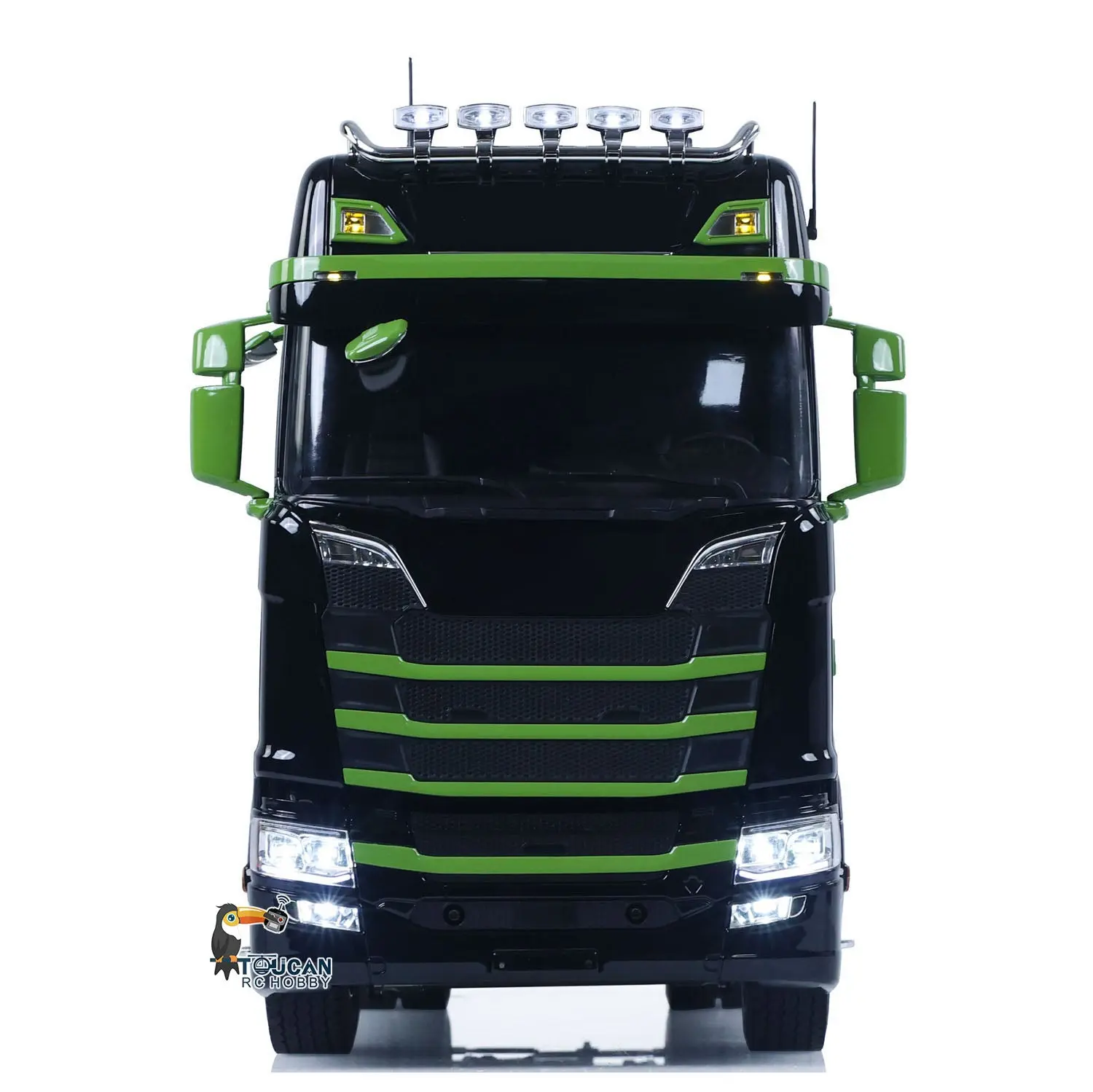1/14 6x6 Metal Hydraulic RC Dumper Car 770S G66 Radio Control Roll Off Full Dump Truck Standard Bucket Rear Axle Lifting 3-speed Transmission Light Sound FlySky ST8