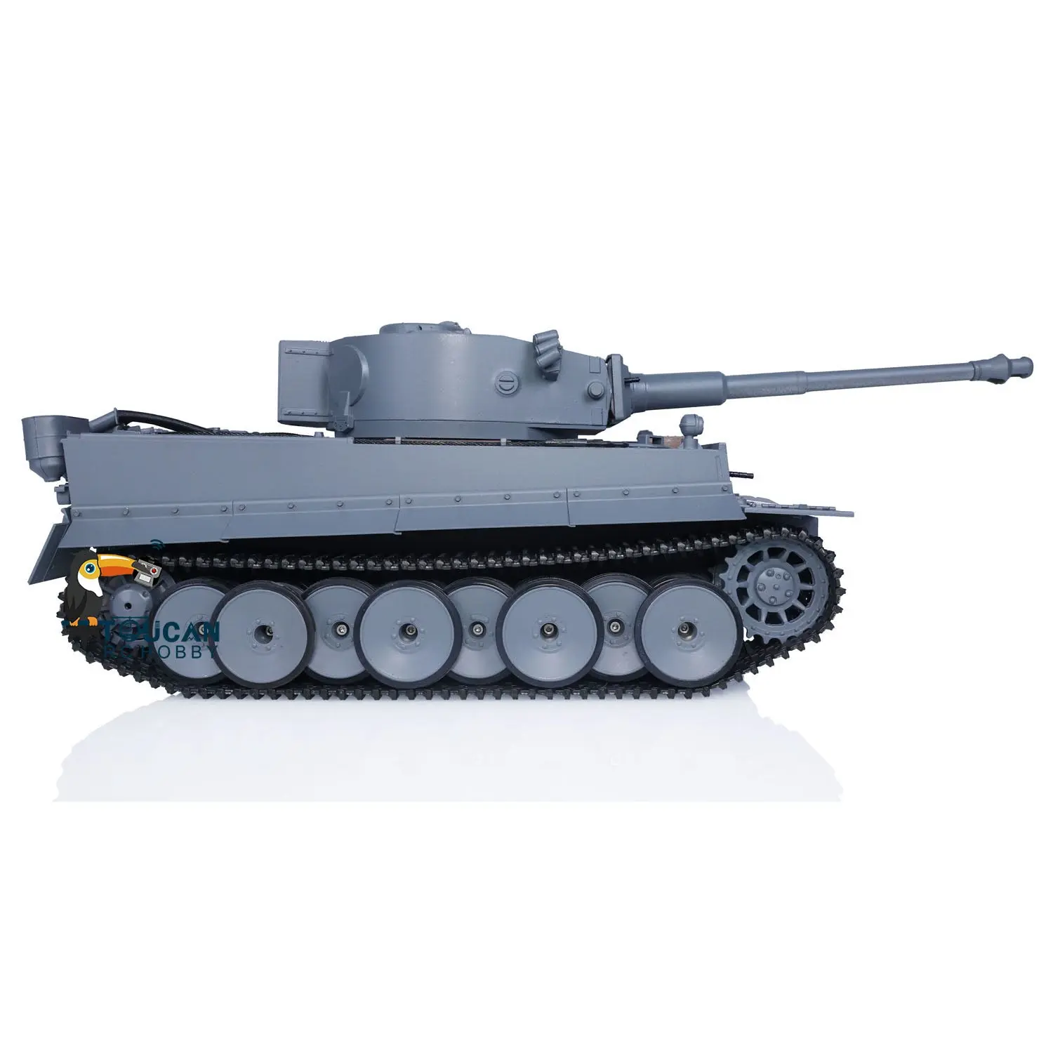 Mato Painted 100% Metal 1/16 RC Tank German Tiger I Remote Control Military Armor Model BB Shooting RTR 1220 Kits