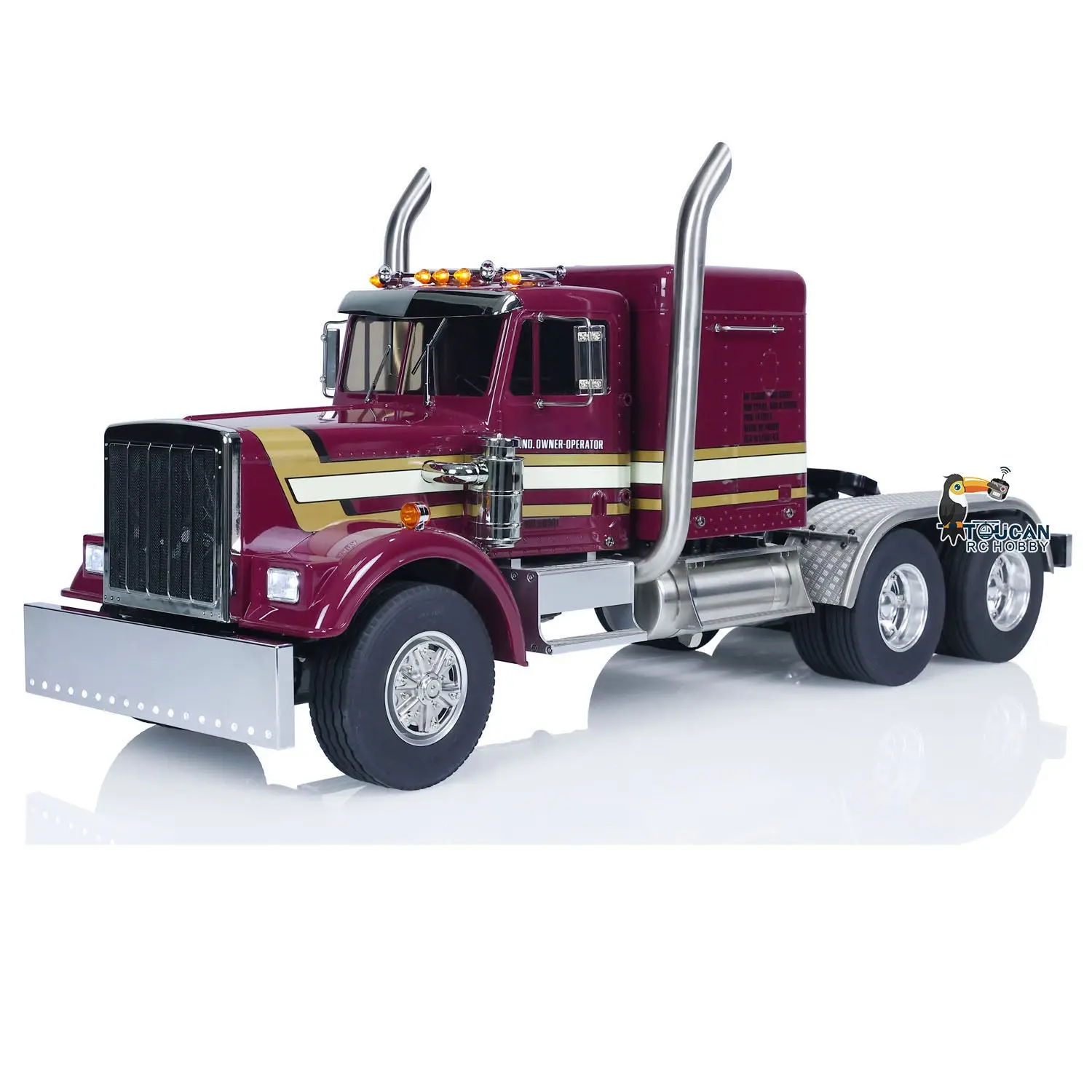 6x6 1/14 56301 RC Tractor Truck RTR Metal Chassis Remote Control Car Hobby Model Eletric Construction Vehicle Sound Light