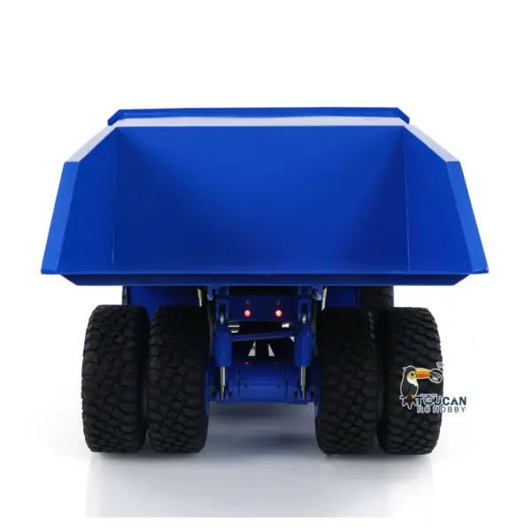 1/20 793D Radio Controlled Miner Truck Assembled Painted Metal Hydraulic System Dumper Car Model I6X Radio Warning Lights