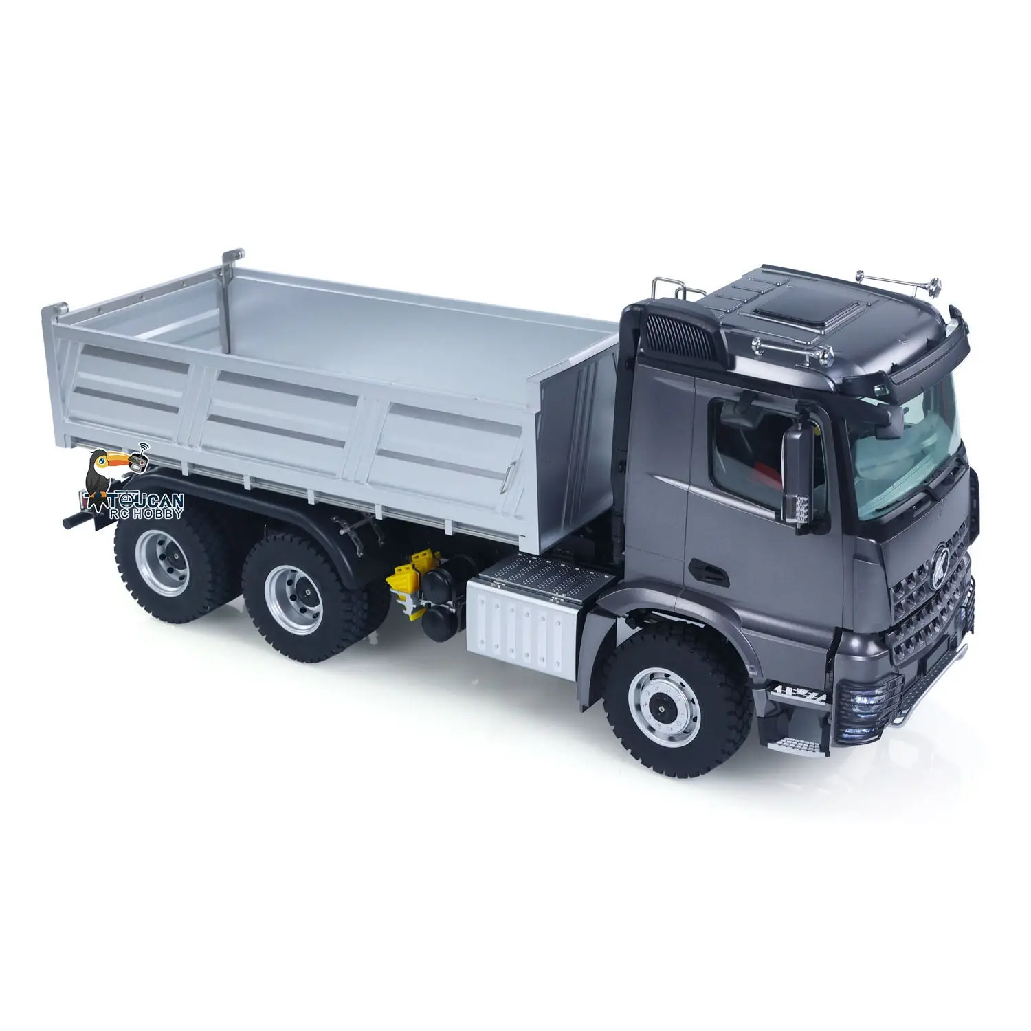 2.4G RC Electric Lifting Dumper 5702 Model 1:14 6*6 Remote Control Tipper Lifting Rod Vehicle Sound Light Motor RTR Car Toy
