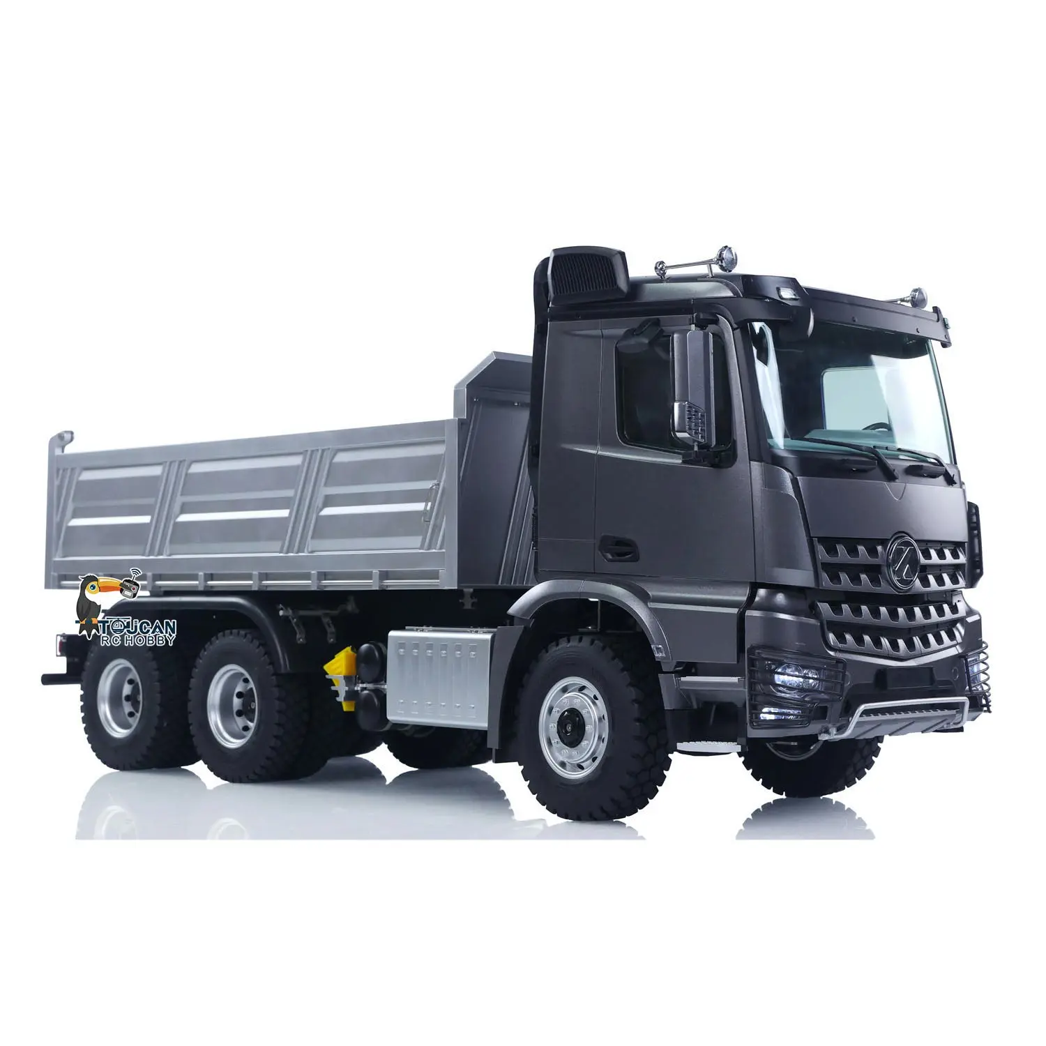 2.4G RC Electric Lifting Dumper 5702 Model 1:14 6*6 Remote Control Tipper Lifting Rod Vehicle Sound Light Motor RTR Car Toy
