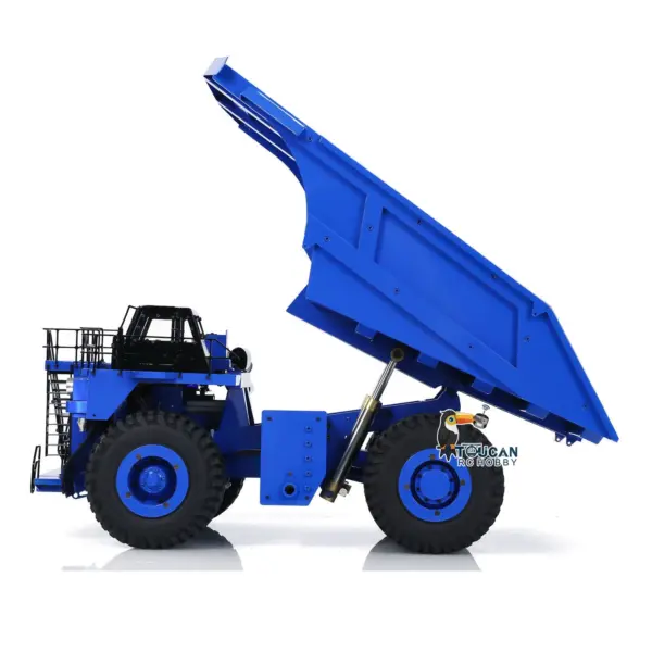 1/20 793D Radio Controlled Miner Truck Assembled Painted Metal Hydraulic System Dumper Car Model I6X Radio Warning Lights