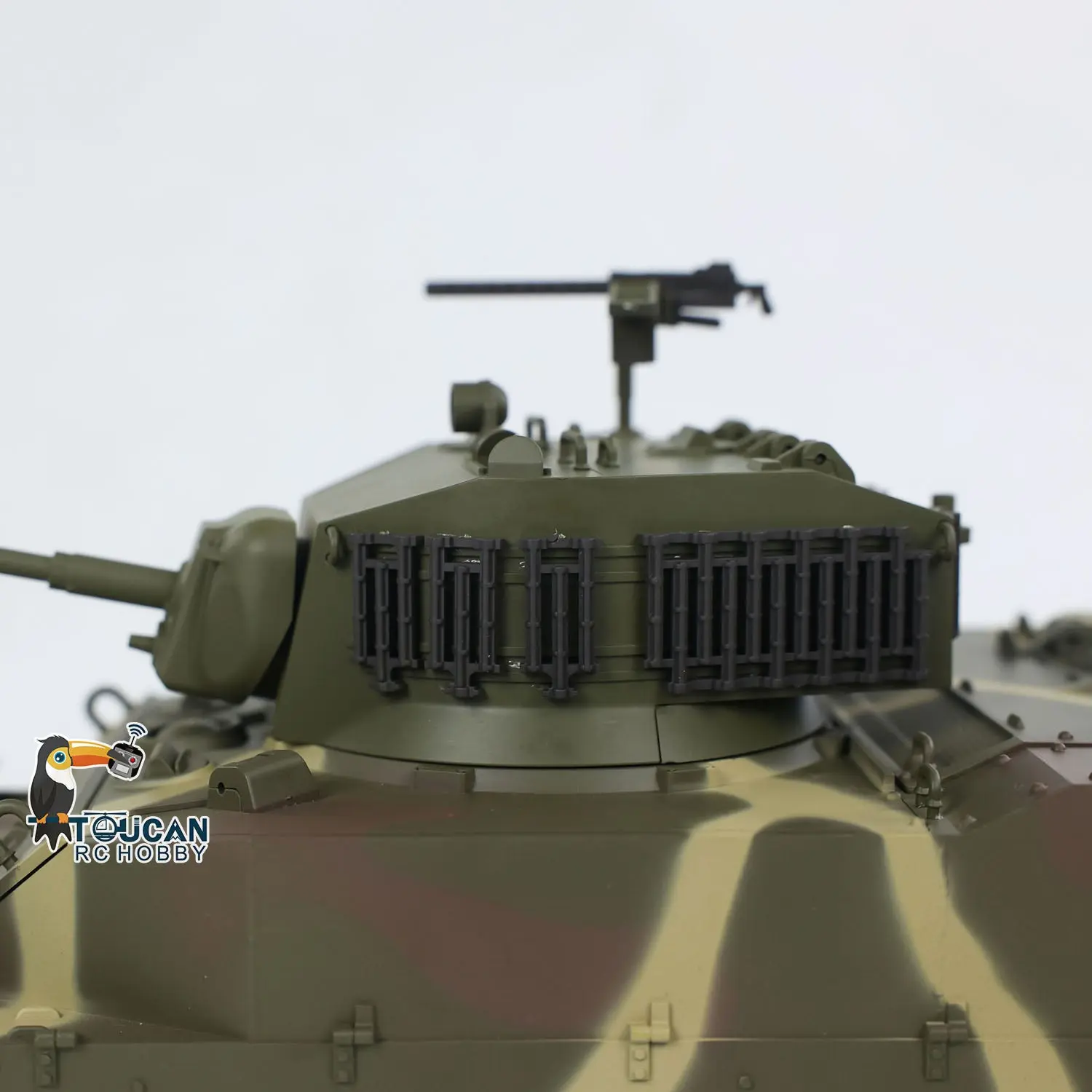 1/16 RC Tank US M5A1 Stuart VI Remote Control RTR Light Tank 360 Smoking Radio System Barrel Recoil Light Flash Two Battery