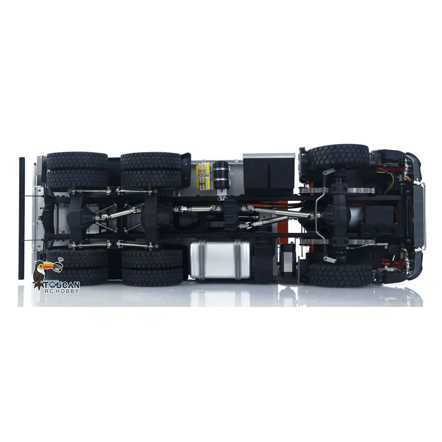 1/14 2.4G Remote Control Electric Lifting Dumper 5702 Model 6*6 Tipper Vehicle 2Speed Sound Light Motor RTR Car