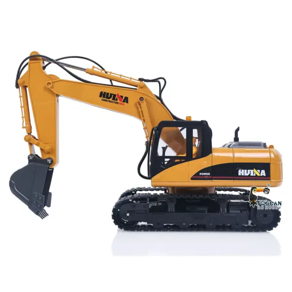 HUINA 1/14 RC Electric Excavator 1535 Remote Control Digger 15CH 2.4G Radio Finished Toy Model Battery Sound Light Effects