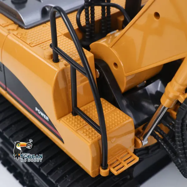 HUINA 1/14 RC Electric Excavator 1535 Remote Control Digger 15CH 2.4G Radio Finished Toy Model Battery Sound Light Effects