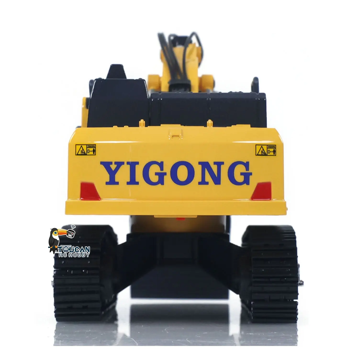 1/50 Mini Plastic RC Excavator Toy PC520 RTR Electric Lifting Wheel Digger N20S Motor Metal Track Bucket Lights Sound Radio Control Battery