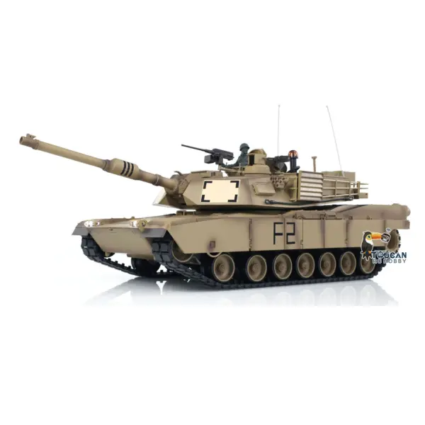 2.4Ghz Henglong 1:16 Scale 7.0 Plastic Version M1A2 Abrams RTR RC Tank 3918 Model BB Infrared Battery USB Charger