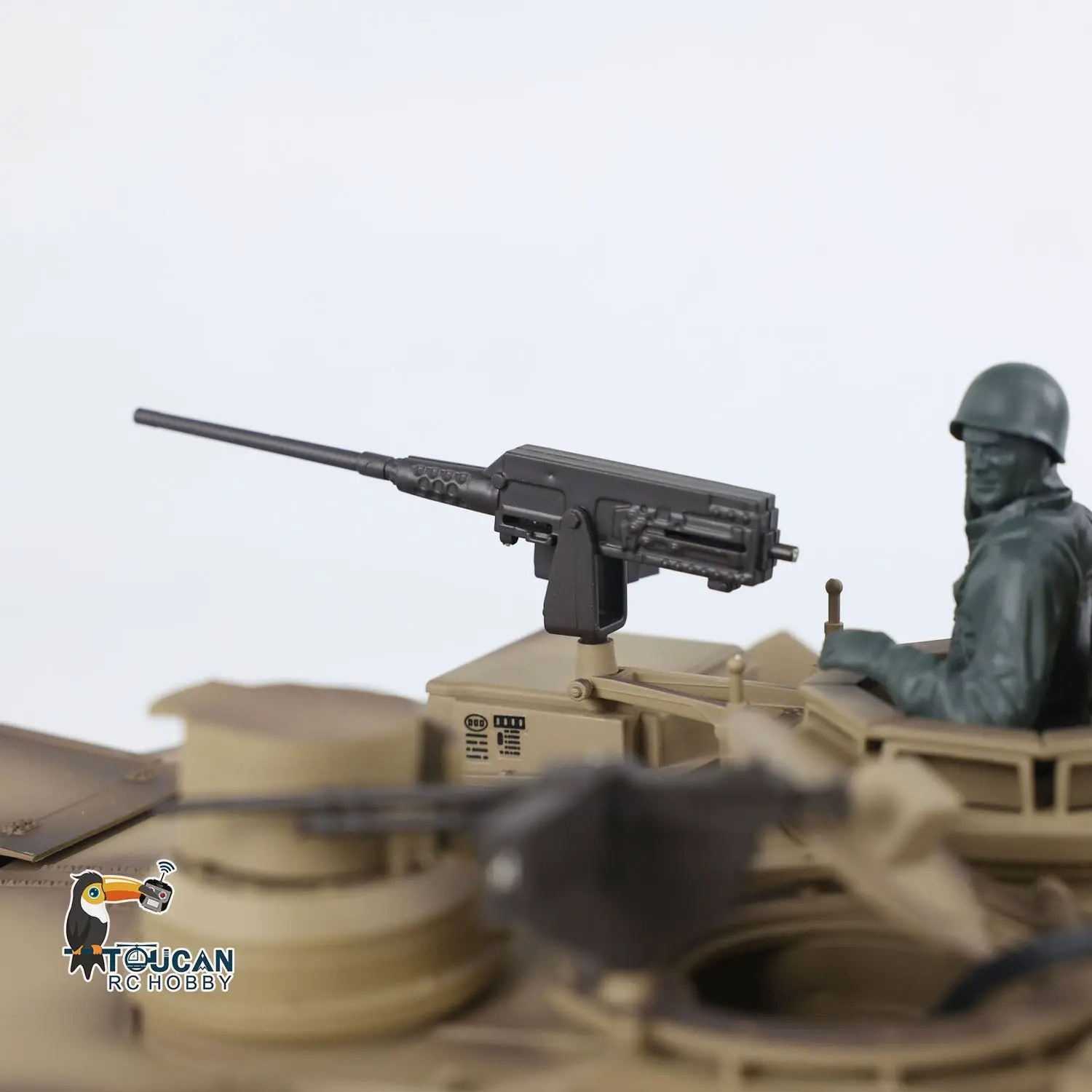 2.4Ghz Henglong 1:16 Scale 7.0 Plastic Version M1A2 Abrams RTR RC Tank 3918 Model BB Infrared Battery USB Charger