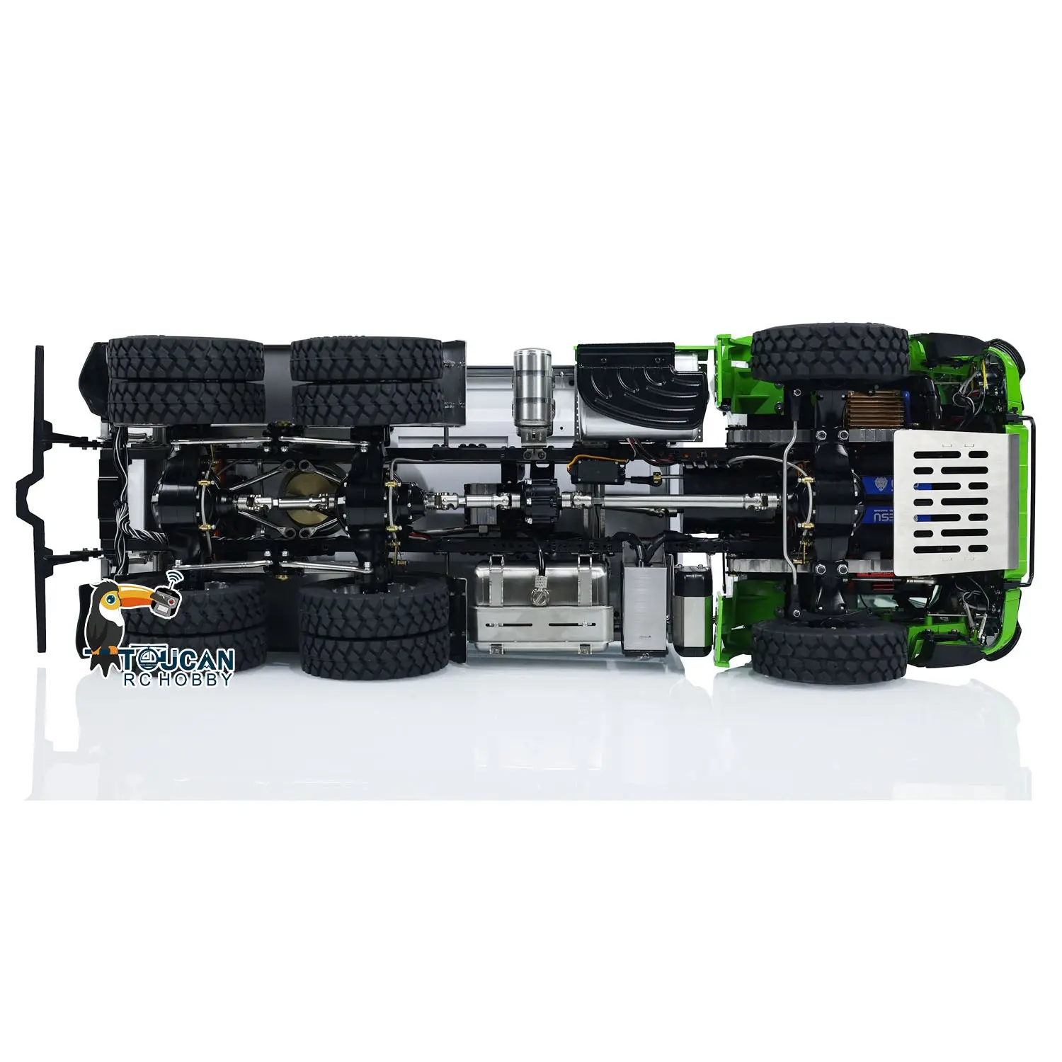 LESU Metal 1/14 6x6 3-way RC Hydraulic Dump Remote Control Tipper Truck Construction Cars Simulation Model RTR