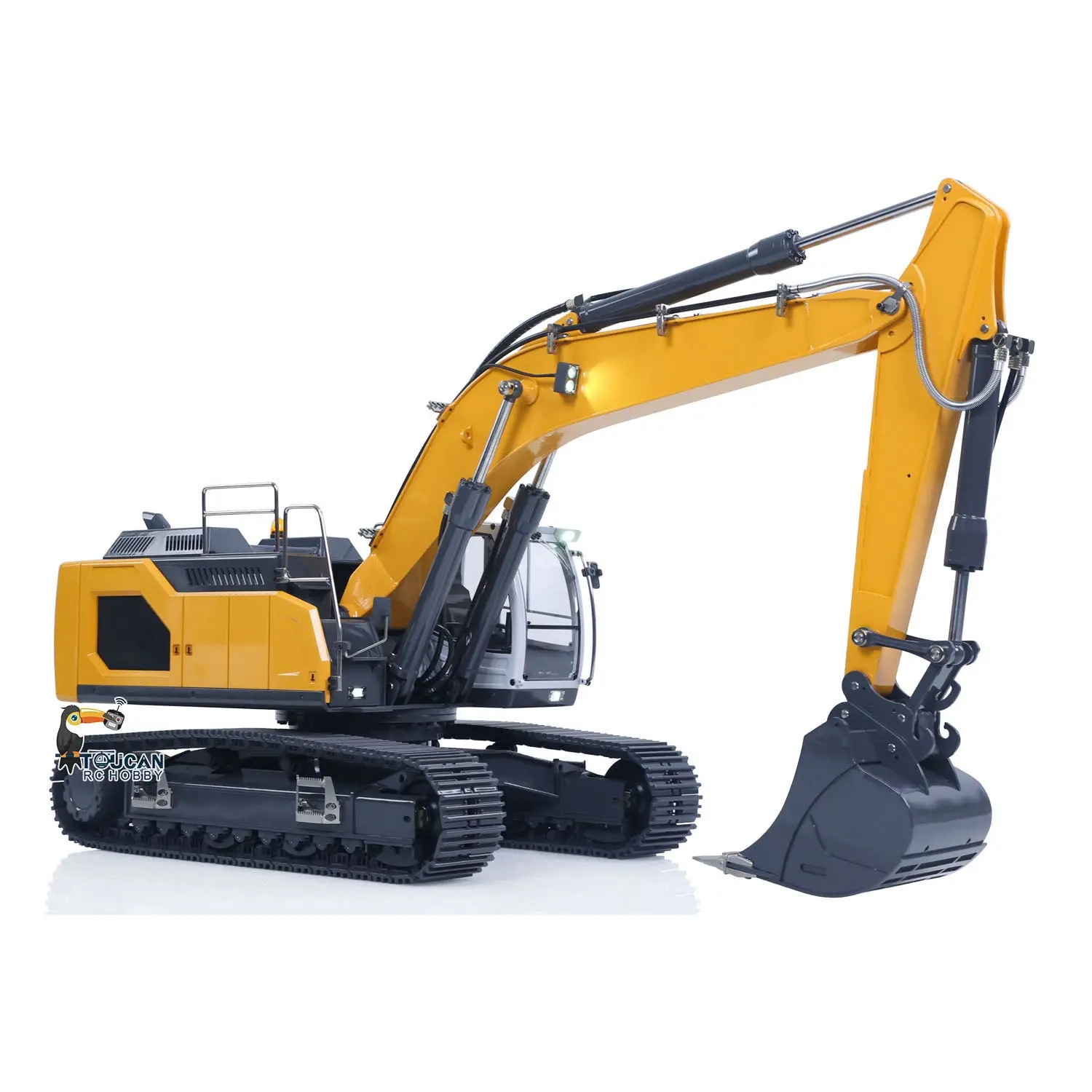1/14 Hydraulic RC Excavator L945 Metal RTR Construction Vehicles Radio Controlled Toys Remote Control Trucks Models Transmitter Battery