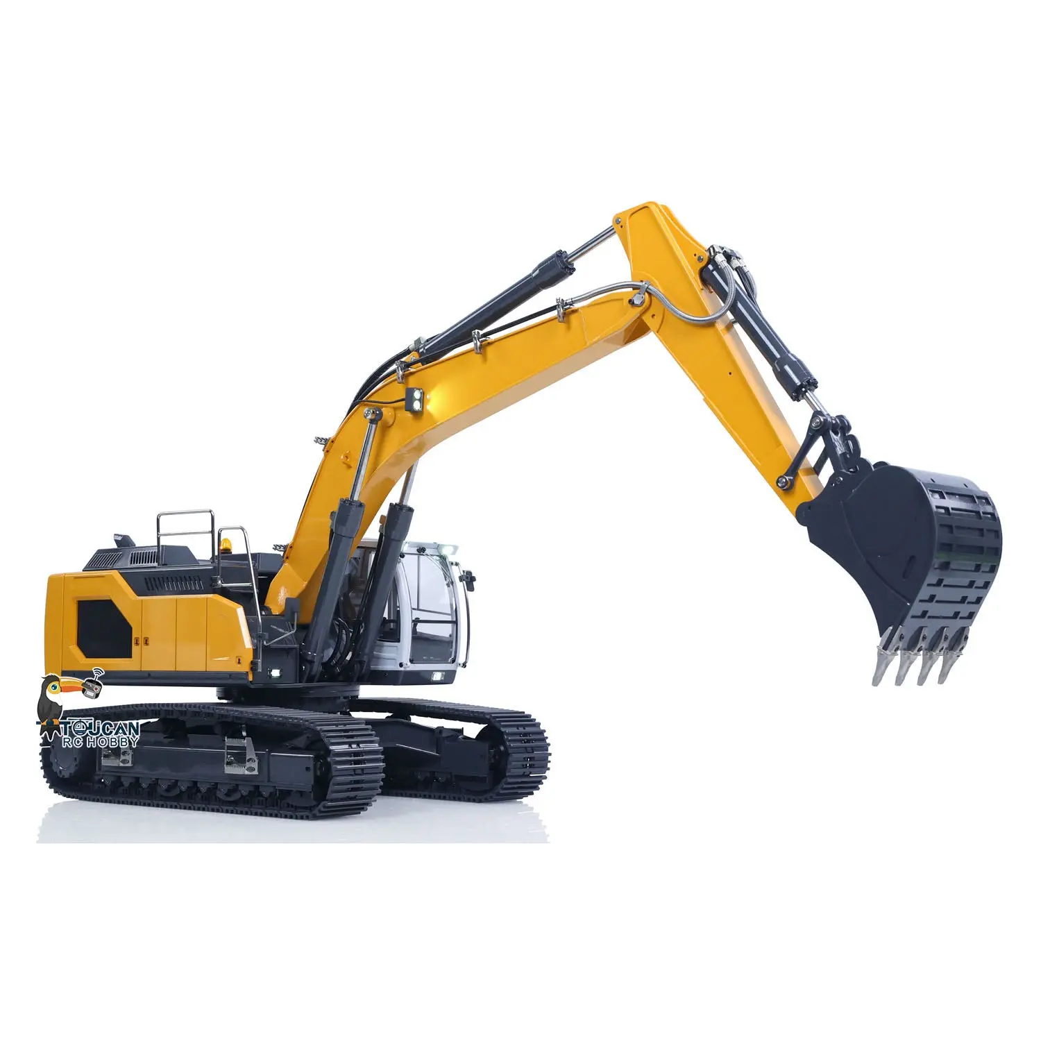 1/14 Hydraulic RC Excavator L945 Metal RTR Construction Vehicles Radio Controlled Toys Remote Control Trucks Models Transmitter Battery