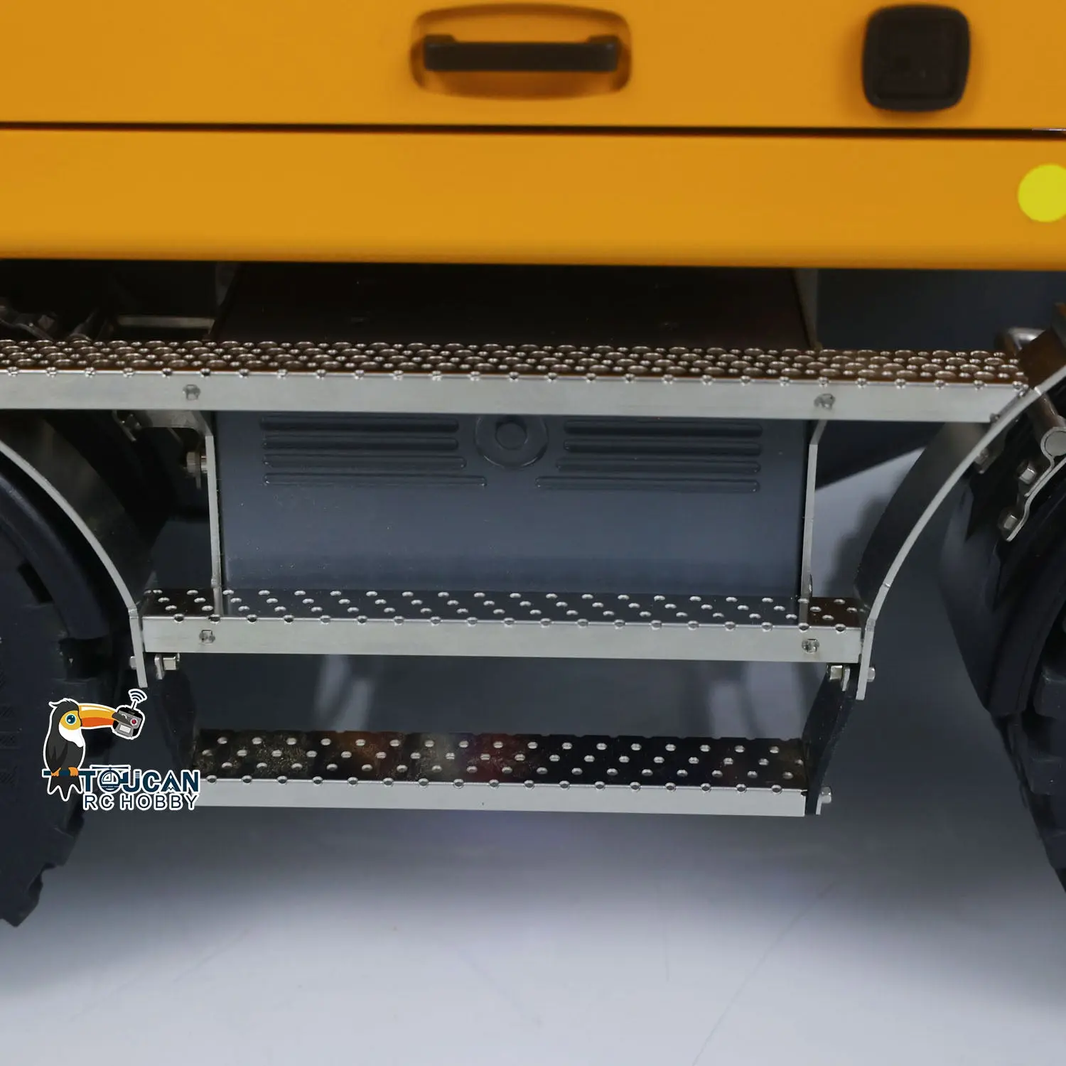 1/14 Metal RC Hydraulic Wheeled Excavator LR914 4*4 8ways Valve RTR Digger Toy Axle Lock Flysky PL18EV Lite Light Sound Mudguard Manual Quick Release Tail hook