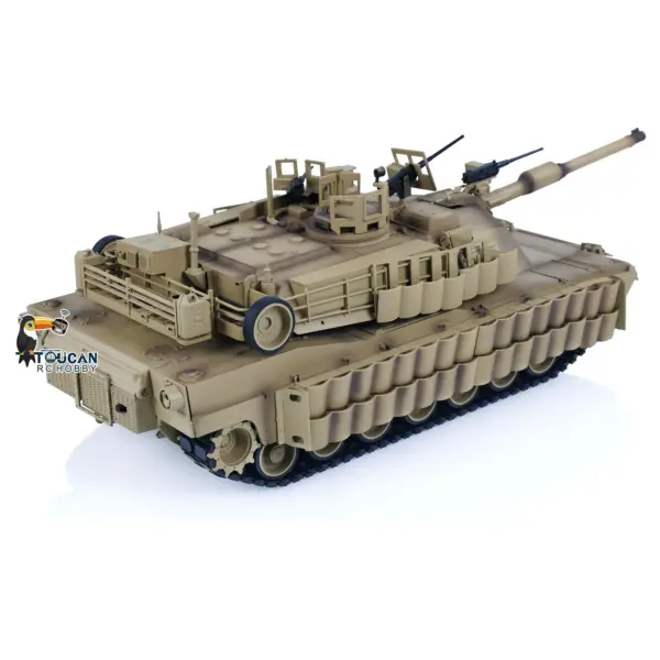 Tongde 1/16 Abrams M1A2 RC Infrared Battle Tank SEP TUSK II Remote Controlled Electric Panzer Model 320 BB Unit Barrel Recoil System
