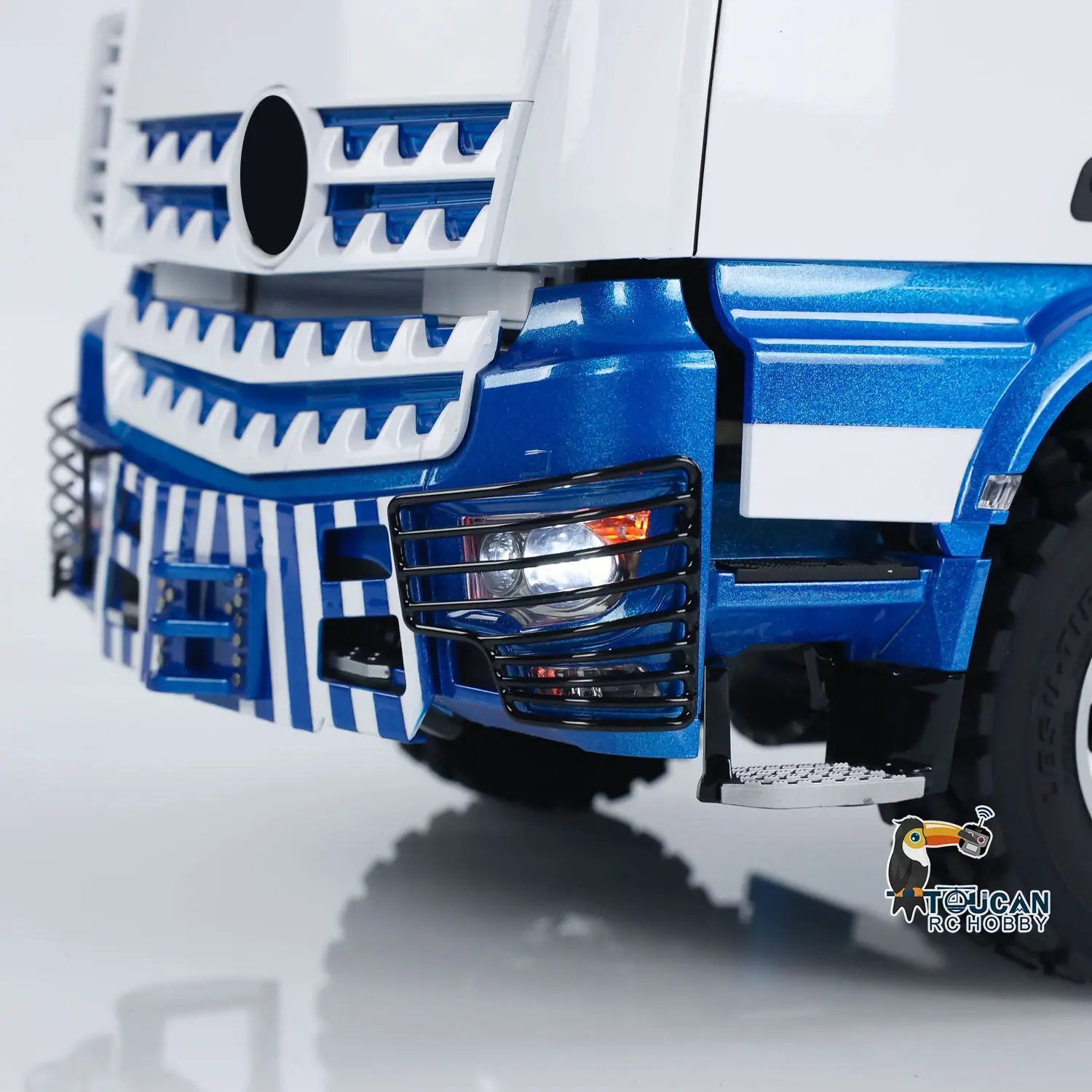 LESU 1/14 8x8 3348 Hydraulic RC Dump Truck RTR Remote Control Roll Off Dumper Simulation Vehicle Model 2-Speed Differential Lock