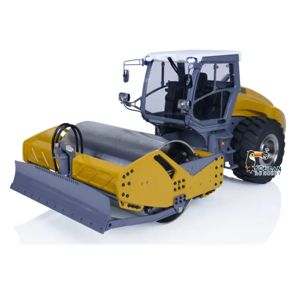 LESU 1/14 Aoue-H13ixc RC PNP Original Painted and Assembled Hydraulic Road Roller Metal Engineering Vehicle Model Motor