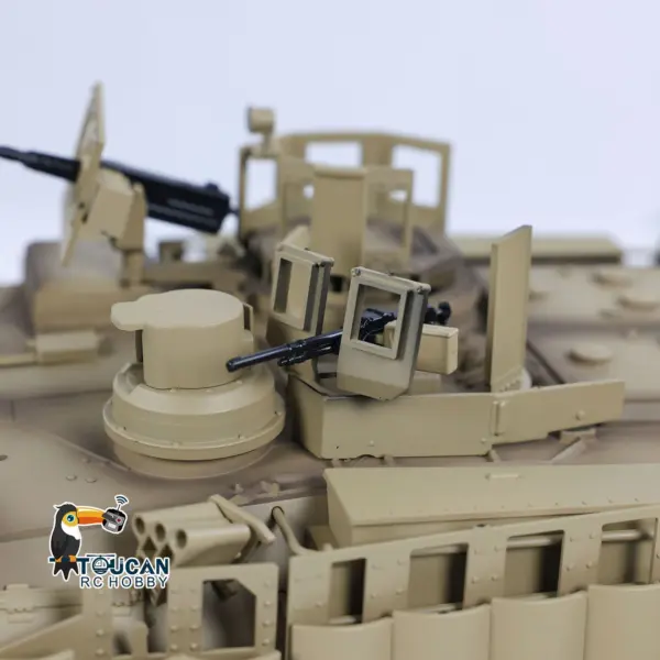 Tongde 1/16 Abrams M1A2 RC Infrared Battle Tank SEP TUSK II Remote Controlled Electric Panzer Model 320 BB Unit Barrel Recoil System