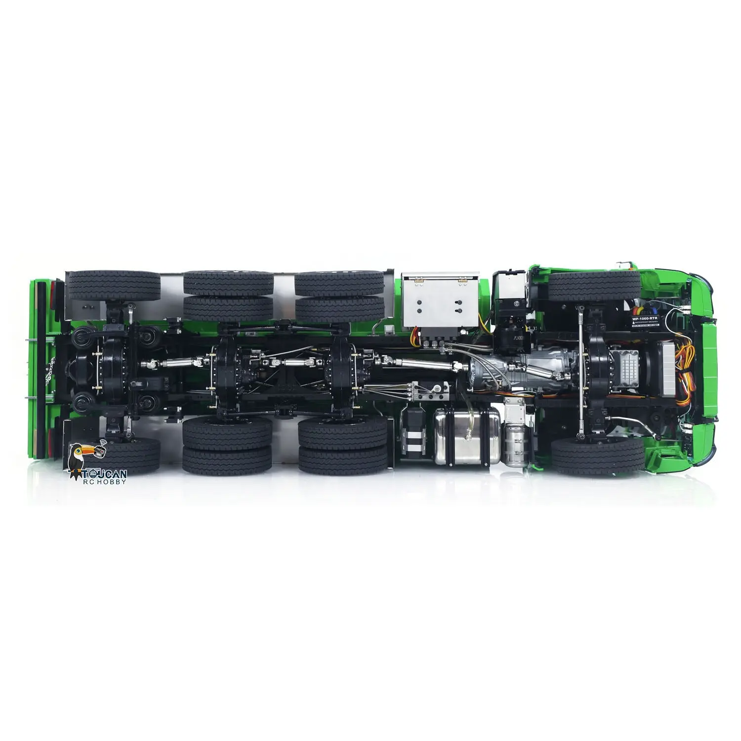 1/14 8*8 Metal Hydraulic RC Full Dump Truck Roll On Off Remote Controlled Tipper Car Hobby Model Sound Light Light System