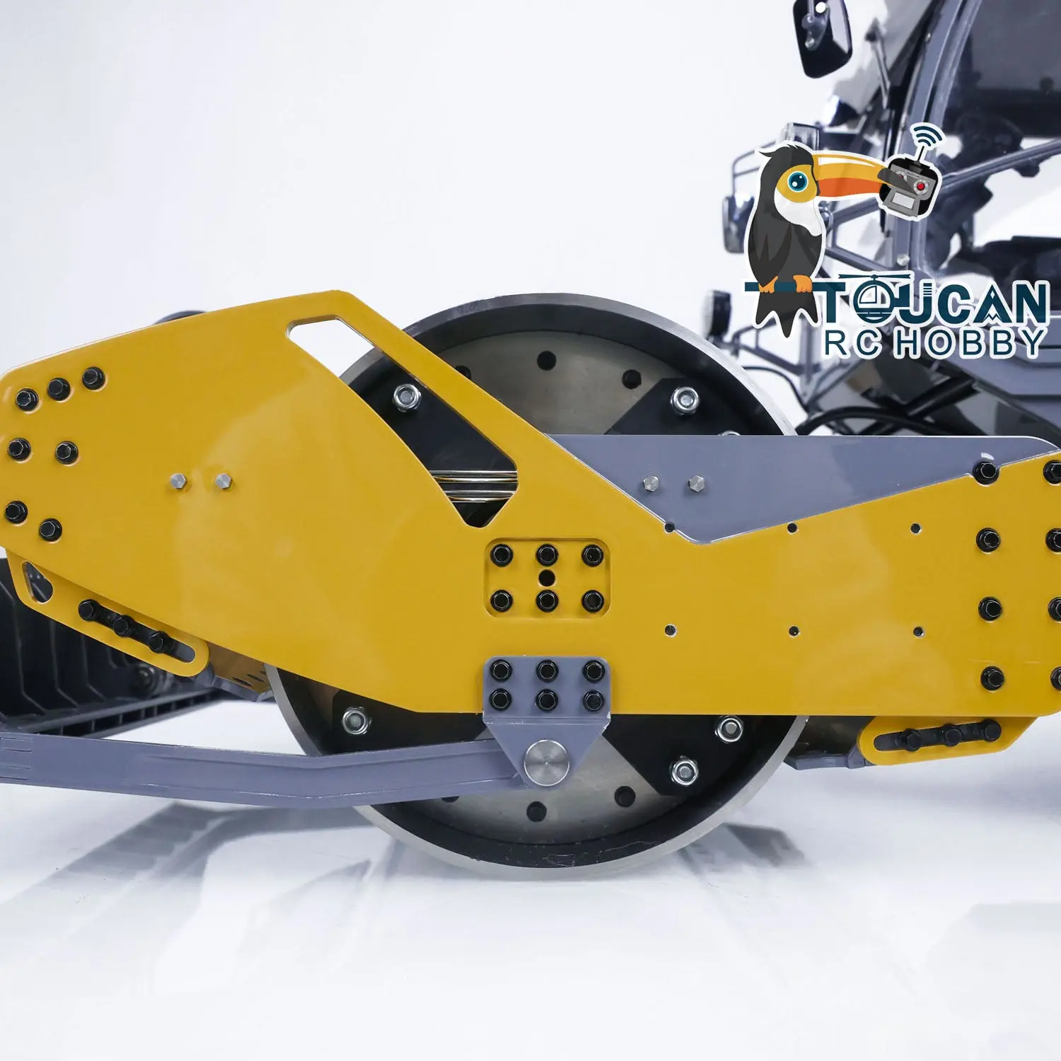 LESU 1/14 Aoue-H13ixc RC PNP Original Painted and Assembled Hydraulic Road Roller Metal Engineering Vehicle Model Motor
