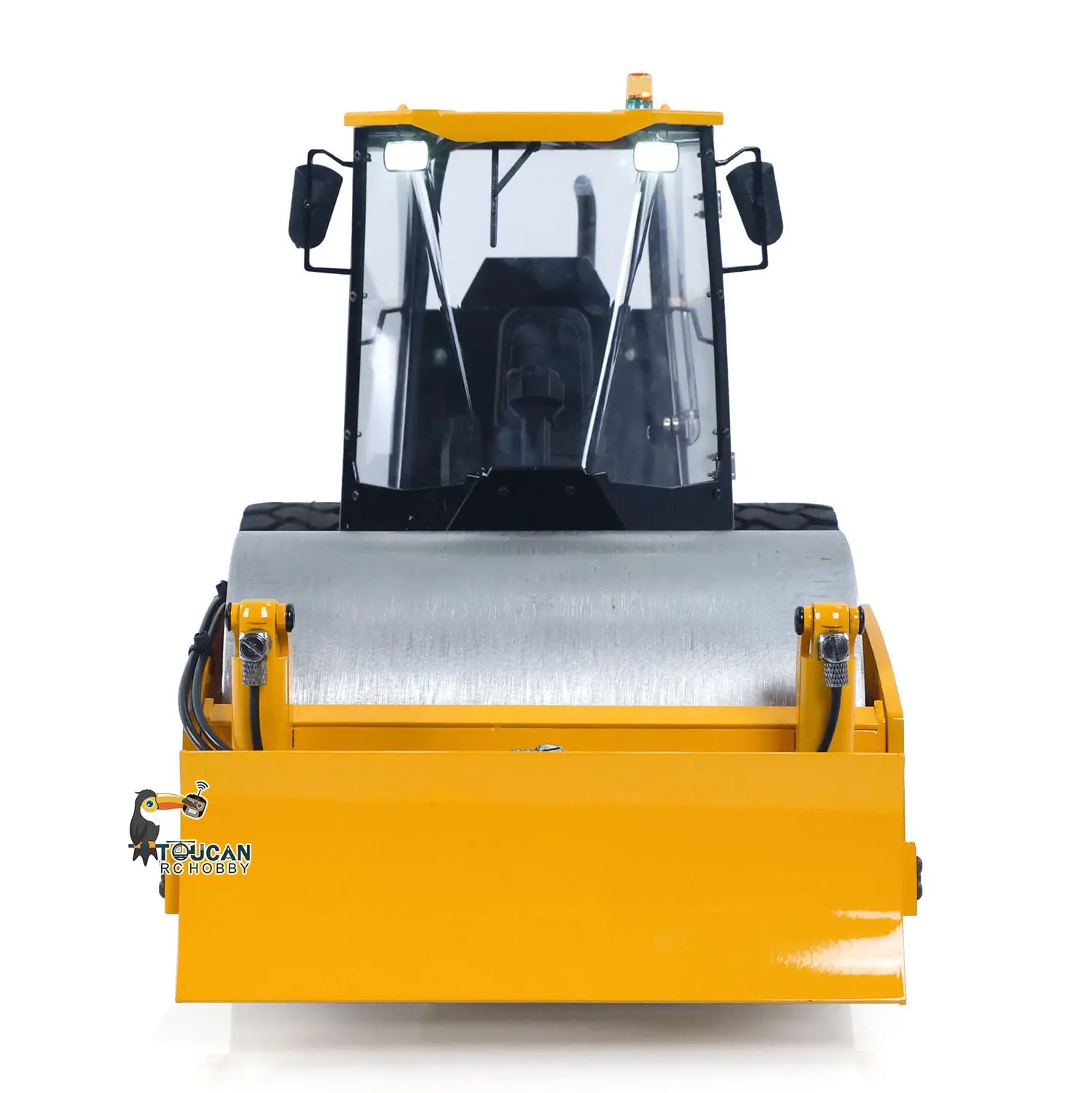 Metal CS11 1/12 RC Engineering Vehicles Hydraulic Remote Control Road Roller Car PNP/RTR Assembled Painted ESC Motor Servo
