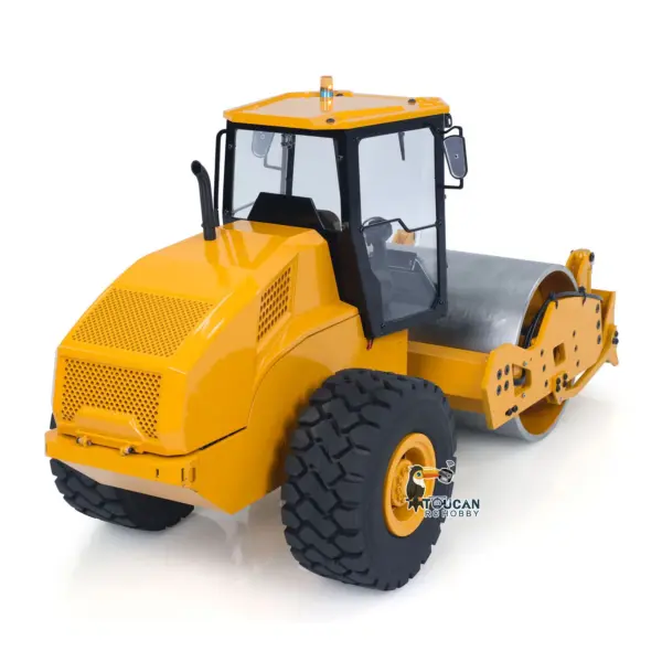 Metal CS11 1/12 RC Engineering Vehicles Hydraulic Remote Control Road Roller Car PNP/RTR Assembled Painted ESC Motor Servo