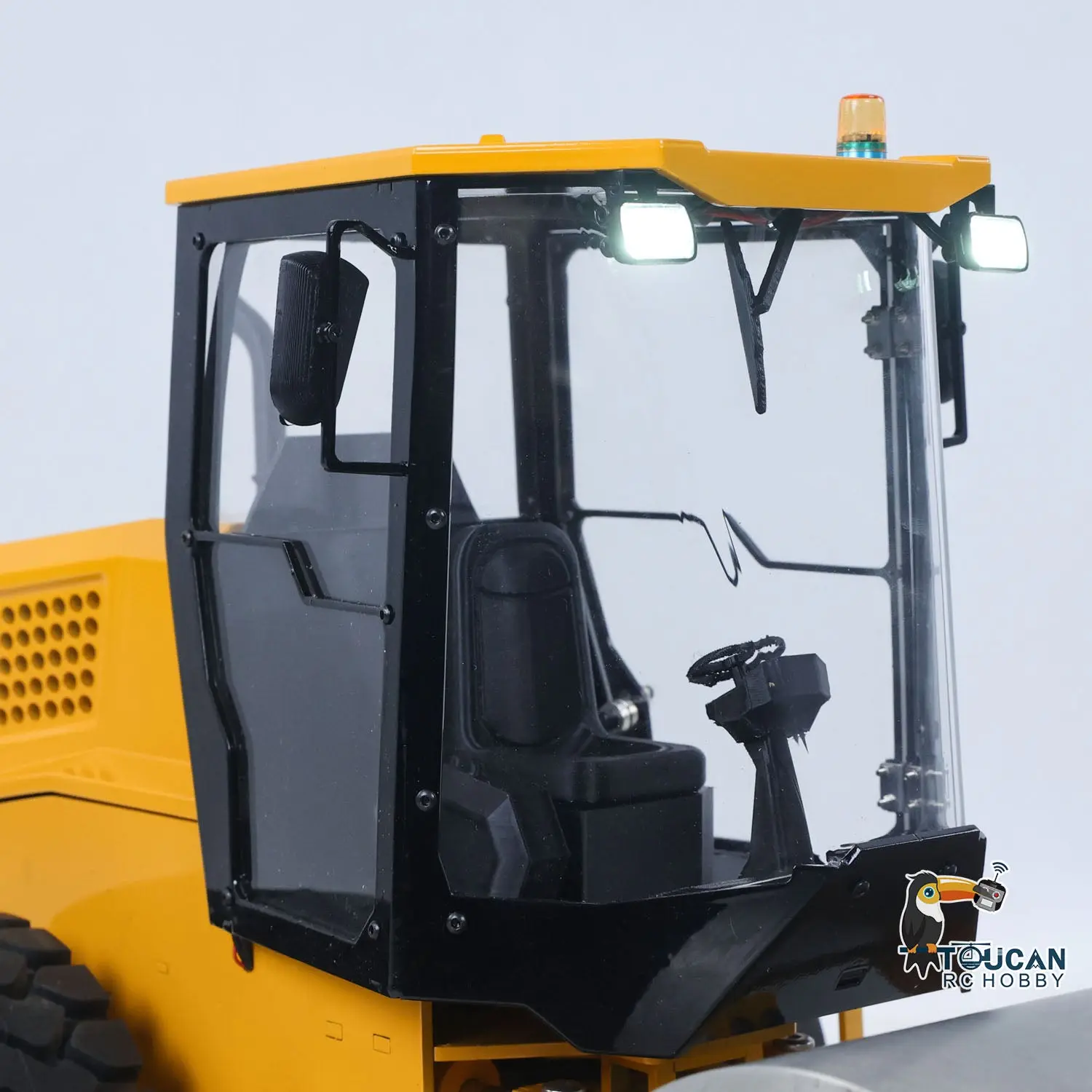 Metal CS11 1/12 RC Engineering Vehicles Hydraulic Remote Control Road Roller Car PNP/RTR Assembled Painted ESC Motor Servo