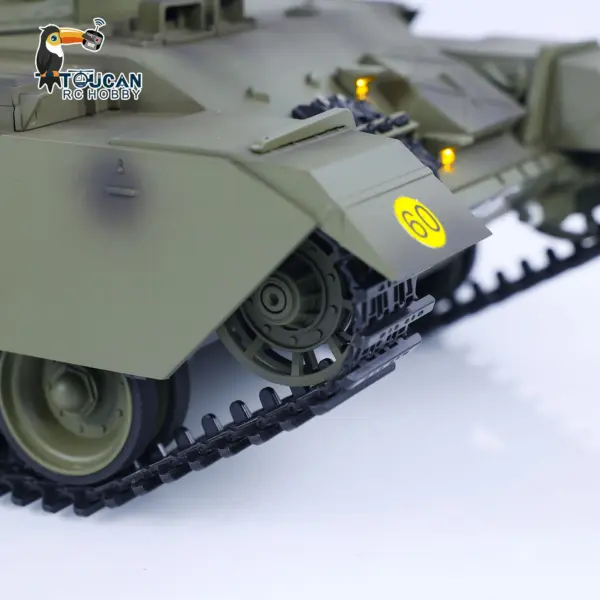 Tongde 1/16 RC Infrared Battle Tank Remote Controlled Panzer Centurion MK5 Electric Tanks BB Shooting Barrel Recoil Model