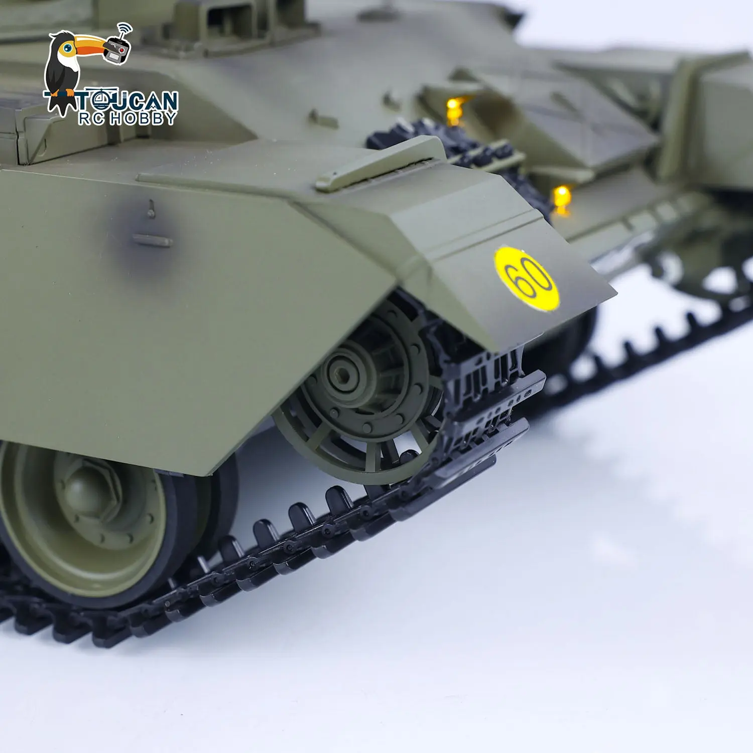 Tongde 1/16 RC Infrared Battle Tank Remote Controlled Panzer Centurion MK5 Electric Tanks BB Shooting Barrel Recoil Model