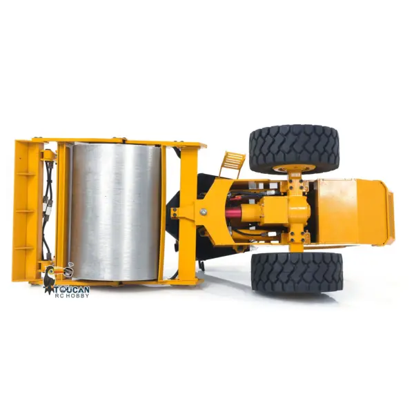 TOUCAN CS11 1/12 Metal Hydraulic RC Road Roller Remote Controlled Car Simulation Model Ready to Run RTR Painted and Assembled