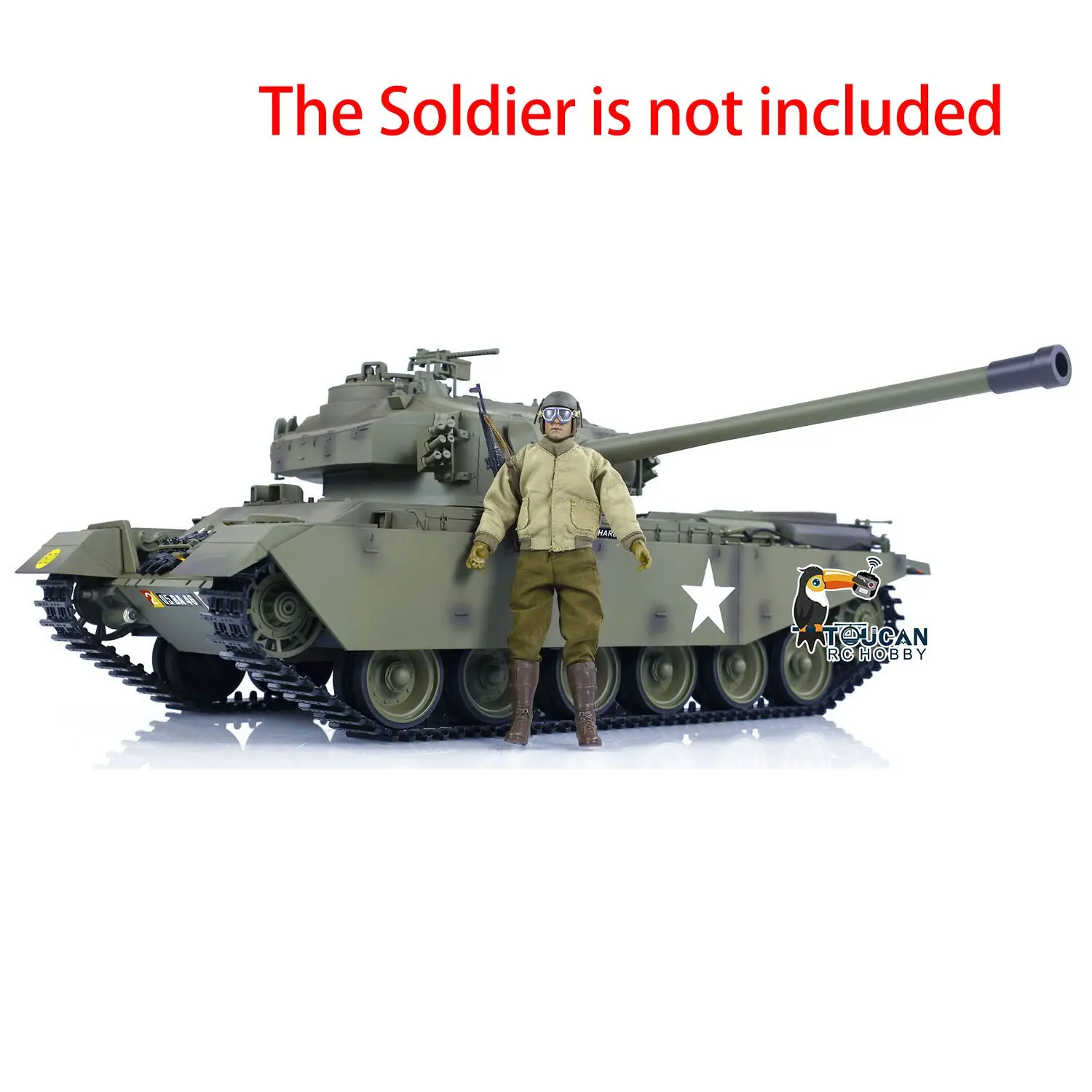 Tongde 1/16 RC Infrared Battle Tank Remote Controlled Panzer Centurion MK5 Electric Tanks BB Shooting Barrel Recoil Model