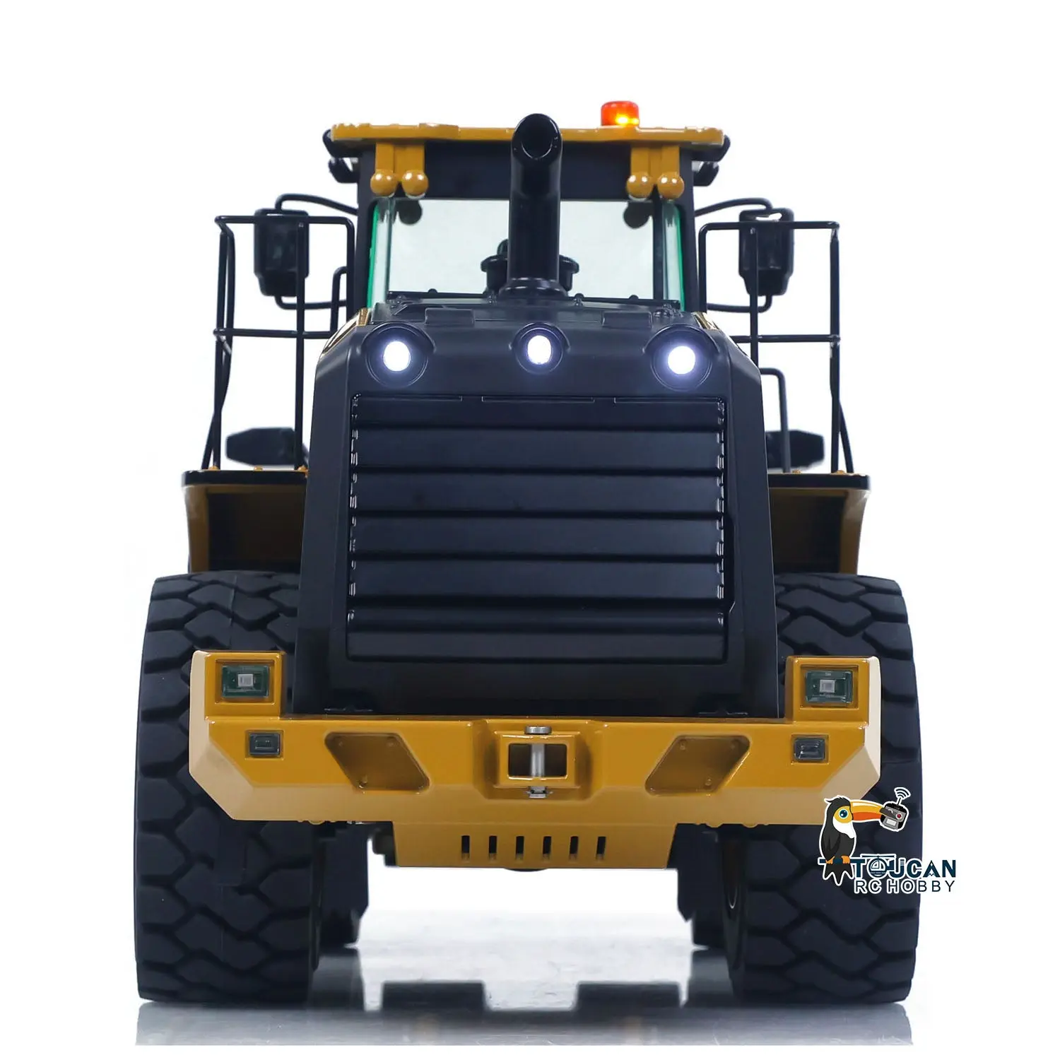 K966 KABOLITE 2.4Ghz 1/16 Hydraulic RC Loader 966 Car 7500mAh Battery 8 Channels Radio Control Good Hydraulic Valve Pump Wheel