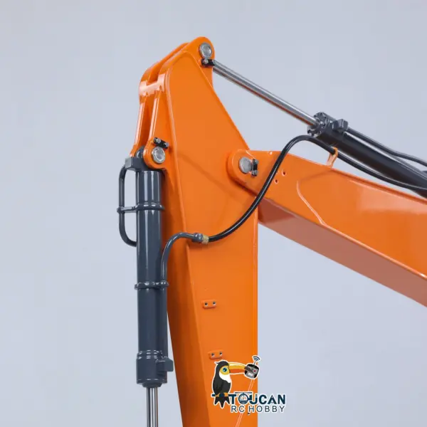 LESU 90% Metal 1/14 RC Hydraulic Digger Aoue DX350LC Remote Control Excavator Finished Model 3CH Valve Relief Valve 4MPA Pump