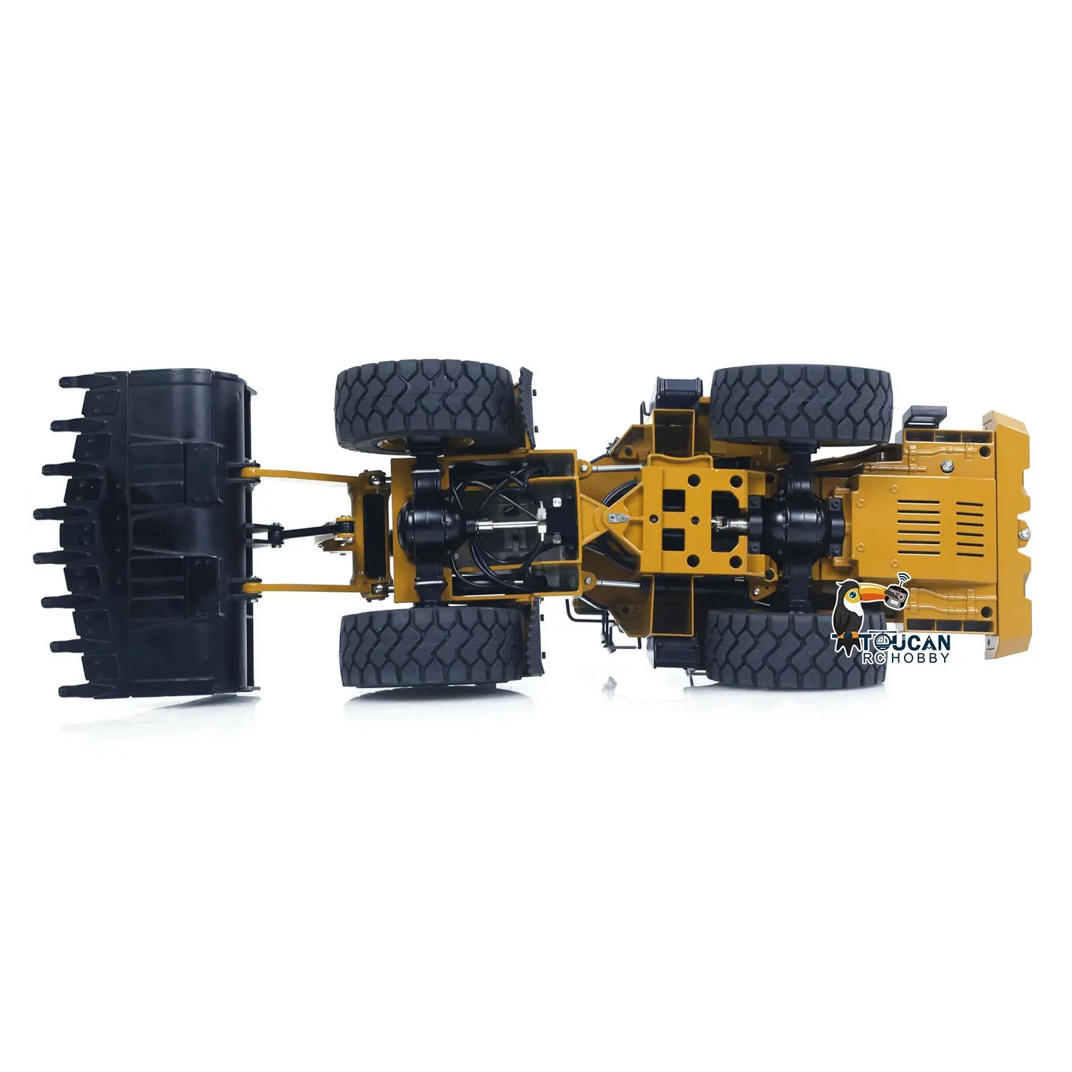 K966 KABOLITE 2.4Ghz 1/16 Hydraulic RC Loader 966 Car 7500mAh Battery 8 Channels Radio Control Good Hydraulic Valve Pump Wheel