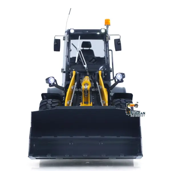 Metal LESU 1/14 RC Loader Aoue WA100M-8 4X4 RTR Hydraulic Remote Control Construction Vehicle Axle Lock Sound Light ST8 Radio