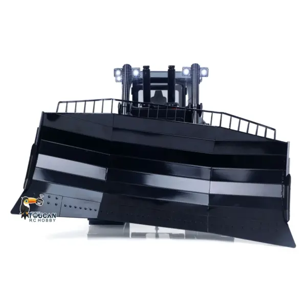 1:14 Metal Remote Control Hydraulic Bulldozer JDM-98 Ultra RC Heavy Machine Model Light System Flysky ST8 Radio Sound Battery