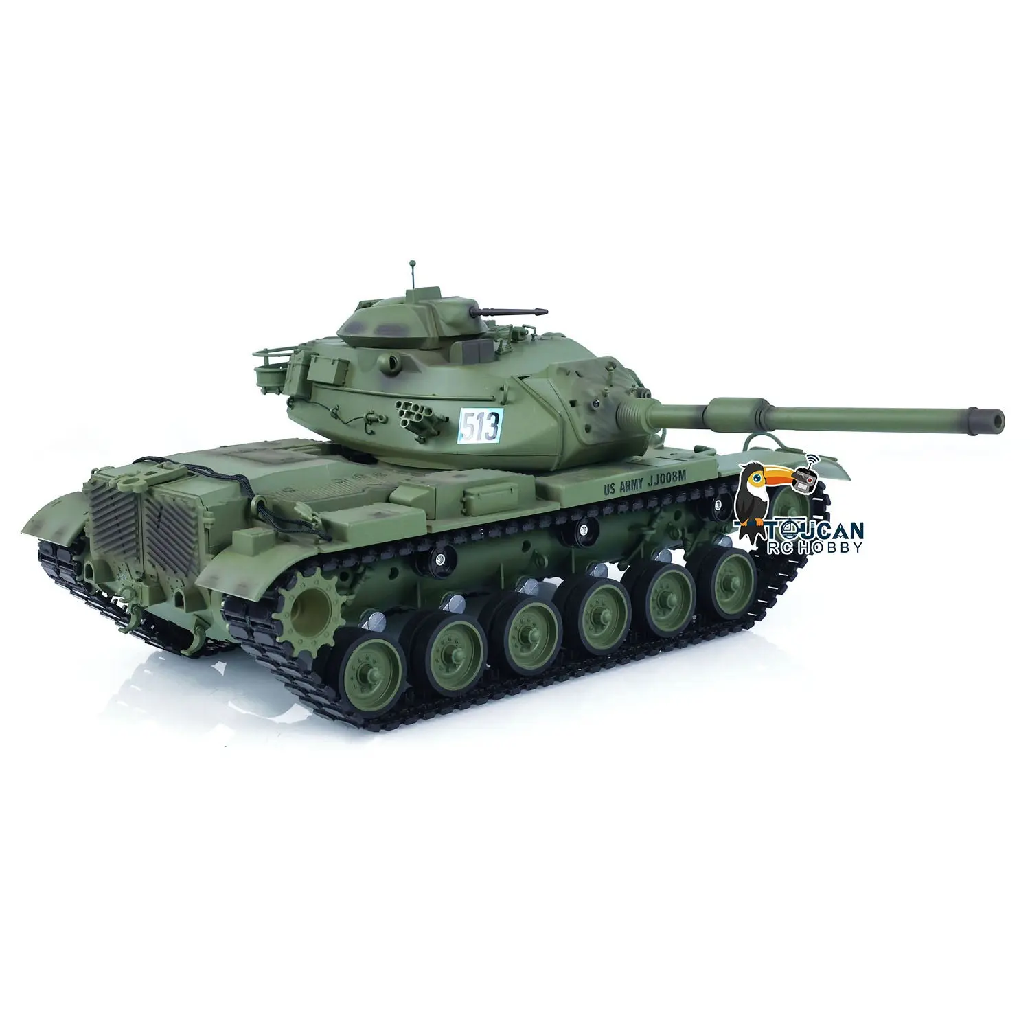 TD Model 1/16 RC Tank M60A3 USA Remote Control Battle Panzer Hobby Model Simulation Military Vehicle Barrel Recoil BB Unit Sound Smoke