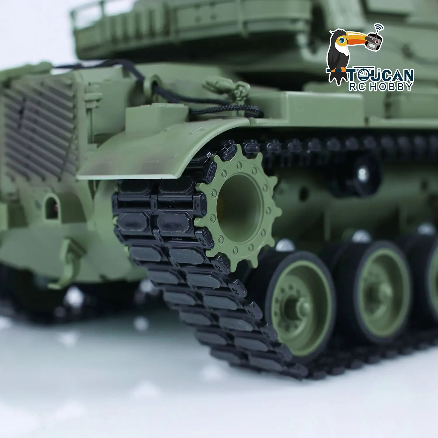 TD Model 1/16 RC Tank M60A3 USA Remote Control Battle Military DIY Simulation Model BB Unit Light Sound Smoke Barrel Recoil