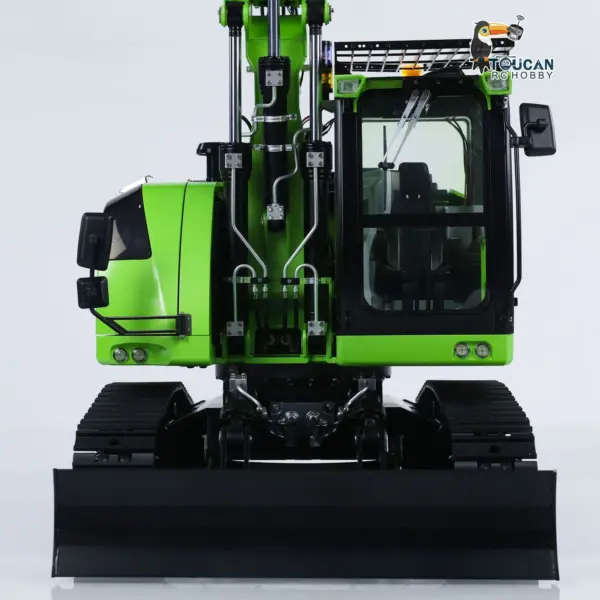 Customized CUTModel 1/14 RC Hydraulic Excavator LR 914 Metal Remote Control Digger Model 5ways Valve RTR Construction Car ST8 Radio Battery