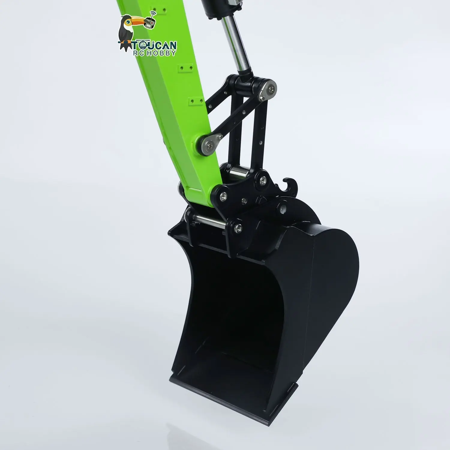 Customized CUTModel 1/14 RC Hydraulic Excavator LR 914 Metal Remote Control Digger Model 5ways Valve RTR Construction Car ST8 Radio Battery