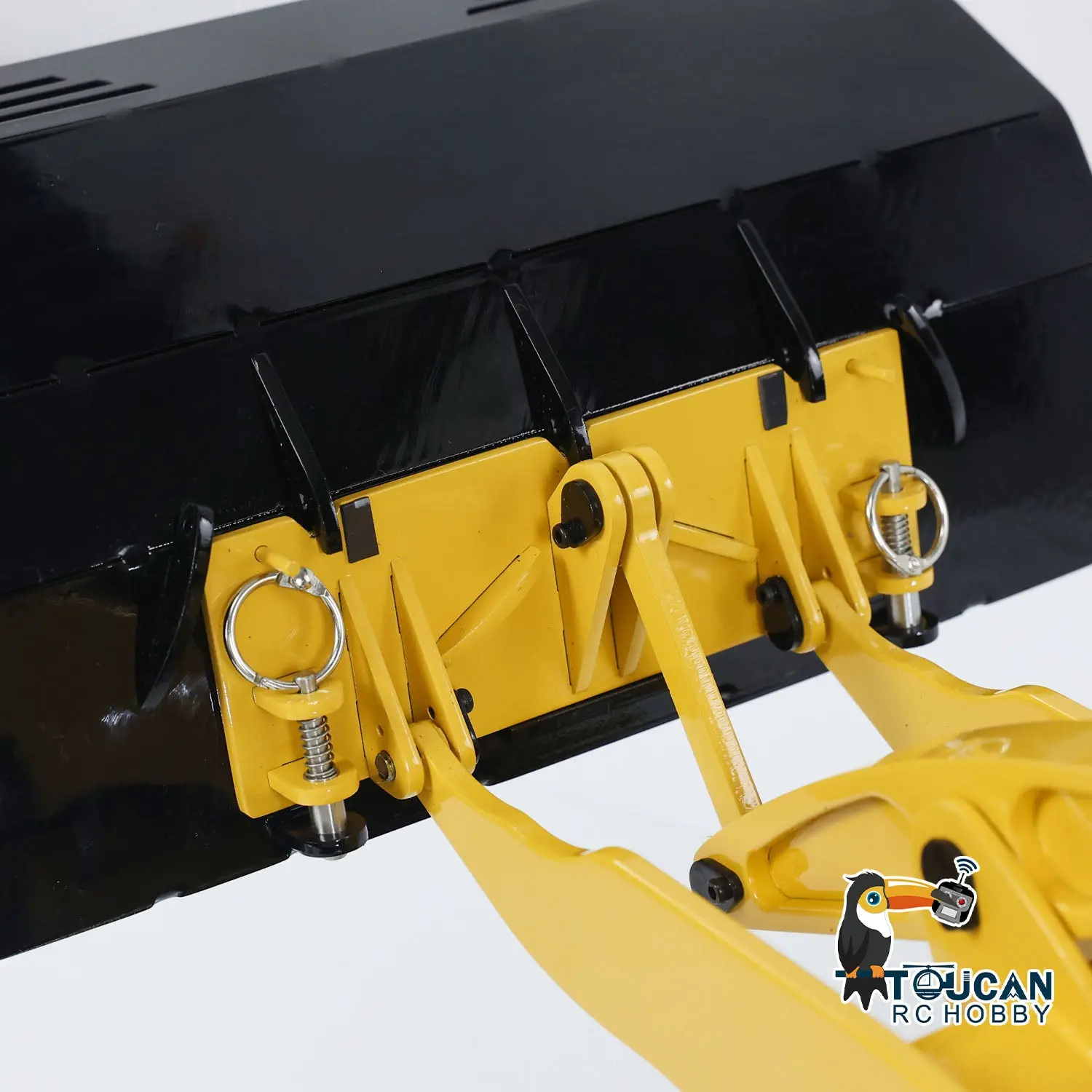 1/14 Scale Metal 470 Hydraulic RC Heavy-duty Loader Radio Control Construction Vehicle Smoke Sound Light Painted Assembled Wheel Loader Model