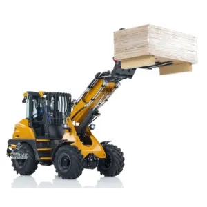 LESU 1/14 AT1050 RC Hydraulic Equipment Fork Loader Radio Control Telescopic Arm Car Kits DIY Model Light Sound System