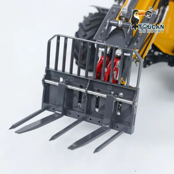 LESU 1/14 AT1050 RC Hydraulic Equipment Fork Loader Radio Control Telescopic Arm Car Kits DIY Model Light Sound System